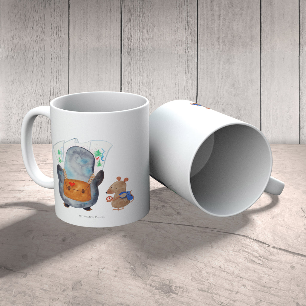 Kindertasse Pinguin & Maus Wanderer Kindertasse, Kinder Tasse, Kunststoff Tasse, Kindergarten Tasse, Trinkbecher, Camping Becher, Kaffeetasse, Kunststoffbecher, Kindergartenbecher, Outdoorgeschirr, Kunststoffgeschirr, Reisebecher, Reisetasse, Kinderbecher, Bruchfeste Tasse, Bruchsichere Tasse, Plastik Tasse, Plastiktasse, Pinguin, Pinguine, Abenteurer, Abenteuer, Roadtrip, Ausflug, Wanderlust, wandern