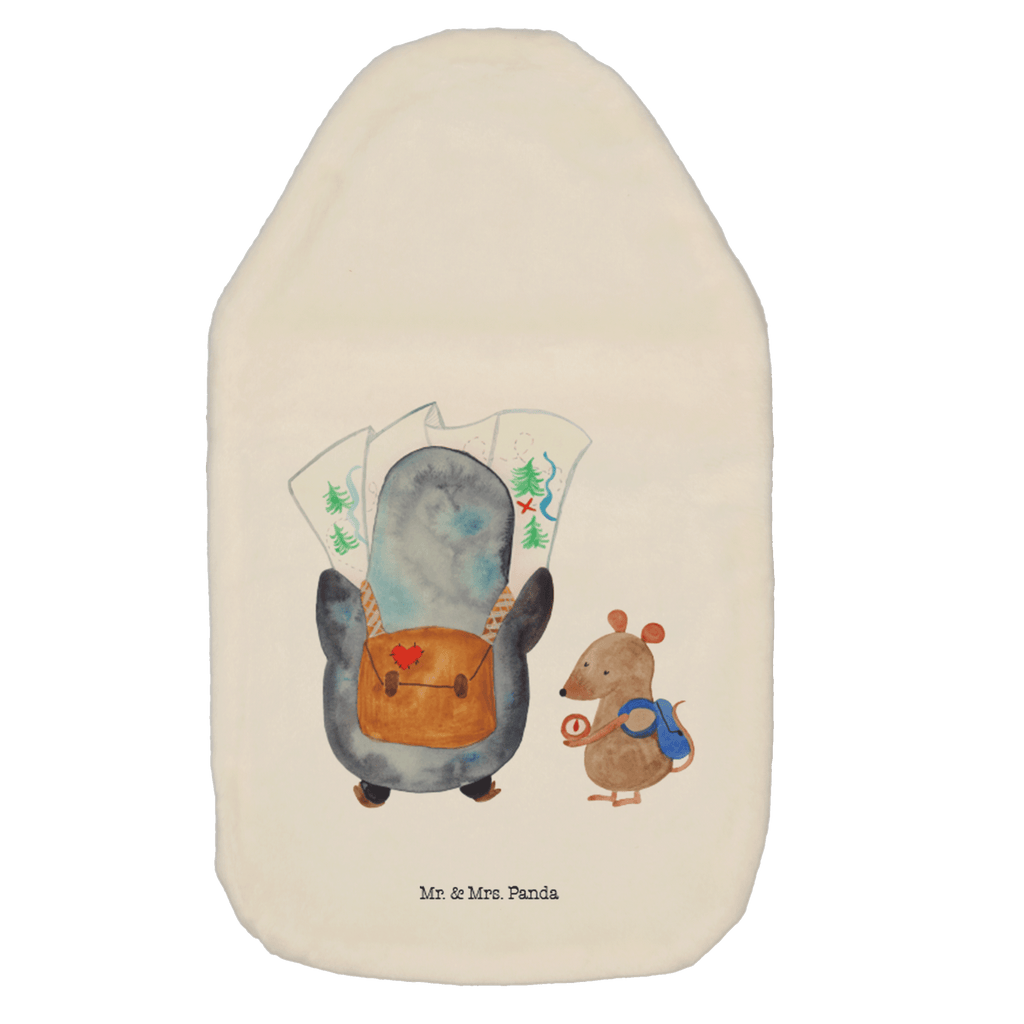 Wärmflasche Pinguin & Maus Wanderer Wärmekissen, Kinderwärmflasche, Körnerkissen, Wärmflaschenbezug, Wärmflasche mit Bezug, Wärmflasche, Bettflasche, Kleine Wärmflasche, Pinguin, Pinguine, Abenteurer, Abenteuer, Roadtrip, Ausflug, Wanderlust, wandern