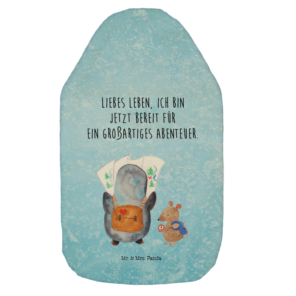 Wärmflasche Pinguin & Maus Wanderer Wärmekissen, Kinderwärmflasche, Körnerkissen, Wärmflaschenbezug, Wärmflasche mit Bezug, Wärmflasche, Bettflasche, Kleine Wärmflasche, Pinguin, Pinguine, Abenteurer, Abenteuer, Roadtrip, Ausflug, Wanderlust, wandern