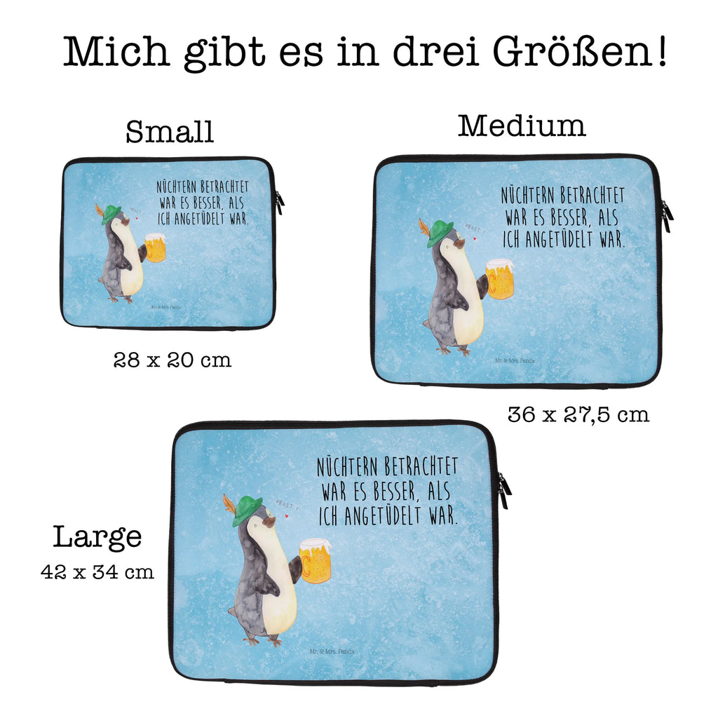 Notebook Tasche Pinguin Bier Notebook Tasche, Laptop, Computertasche, Tasche, Notebook-Tasche, Notebook-Reisehülle, Notebook Schutz, Pinguin, Pinguine, Bier, Oktoberfest