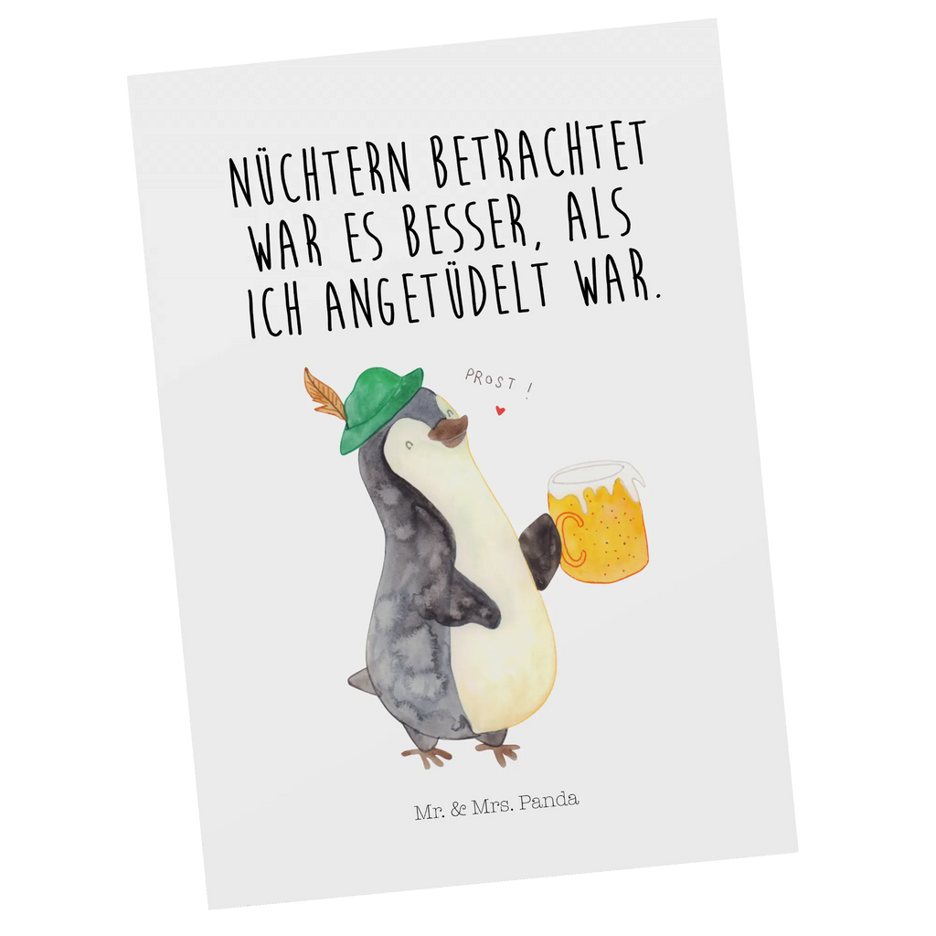 Postkarte Pinguin Bier Postkarte, Karte, Geschenkkarte, Grußkarte, Einladung, Ansichtskarte, Geburtstagskarte, Einladungskarte, Dankeskarte, Ansichtskarten, Einladung Geburtstag, Einladungskarten Geburtstag, Pinguin, Pinguine, Bier, Oktoberfest