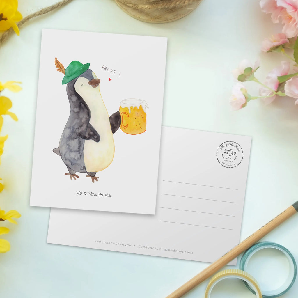 Postkarte Pinguin Bier Postkarte, Karte, Geschenkkarte, Grußkarte, Einladung, Ansichtskarte, Geburtstagskarte, Einladungskarte, Dankeskarte, Ansichtskarten, Einladung Geburtstag, Einladungskarten Geburtstag, Pinguin, Pinguine, Bier, Oktoberfest