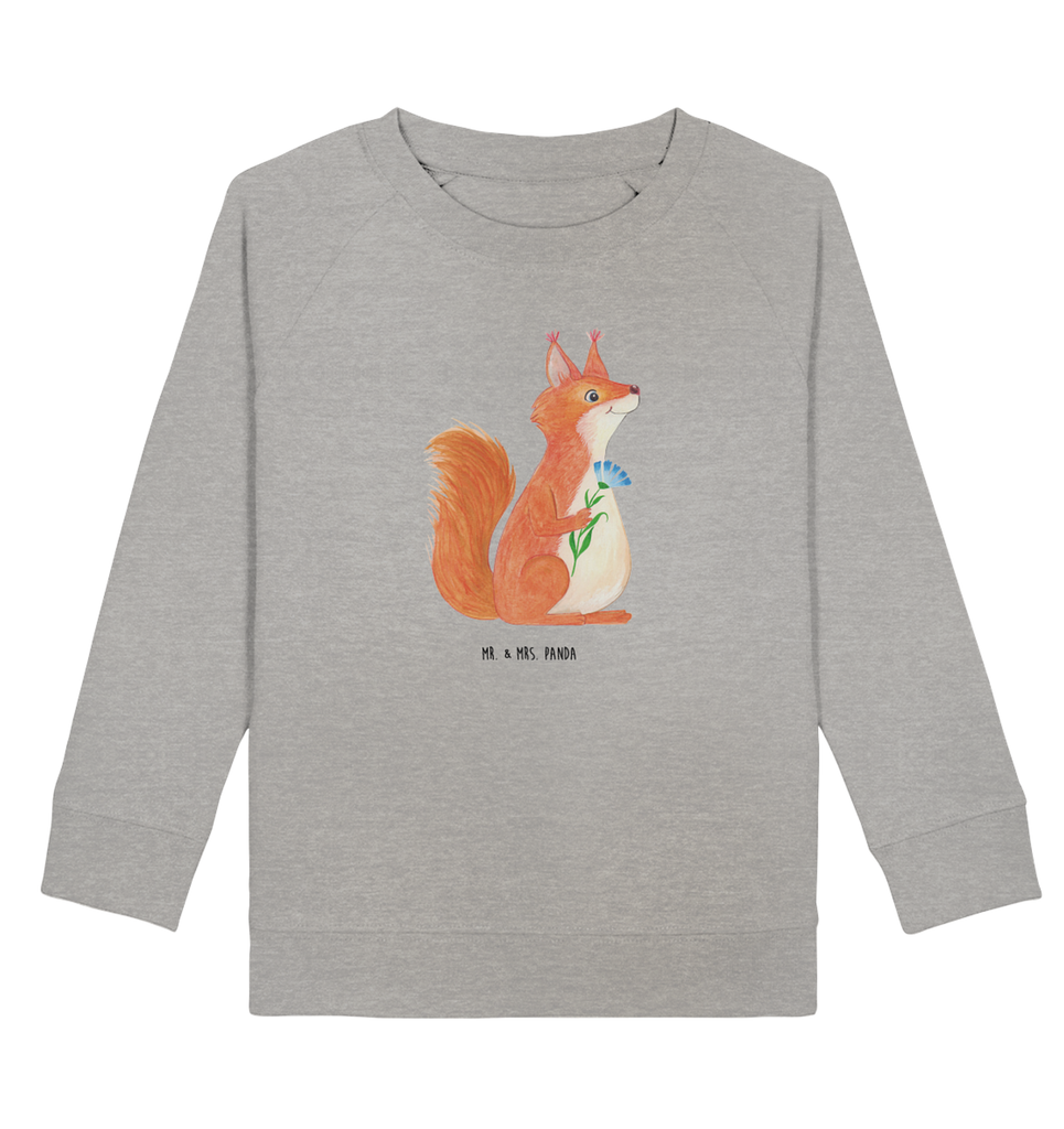 Organic Kinder Pullover Eichhörnchen Blume Kinder Pullover, Kinder Sweatshirt, Jungen, Mädchen, Tiermotive, Gute Laune, lustige Sprüche, Tiere, Eichhörnchen, Eichhorn, Spruch positiv, Lachen, Spaß, Motivation Sprüche, Motivation Bilder, glücklich Spruch, Spruch Deko