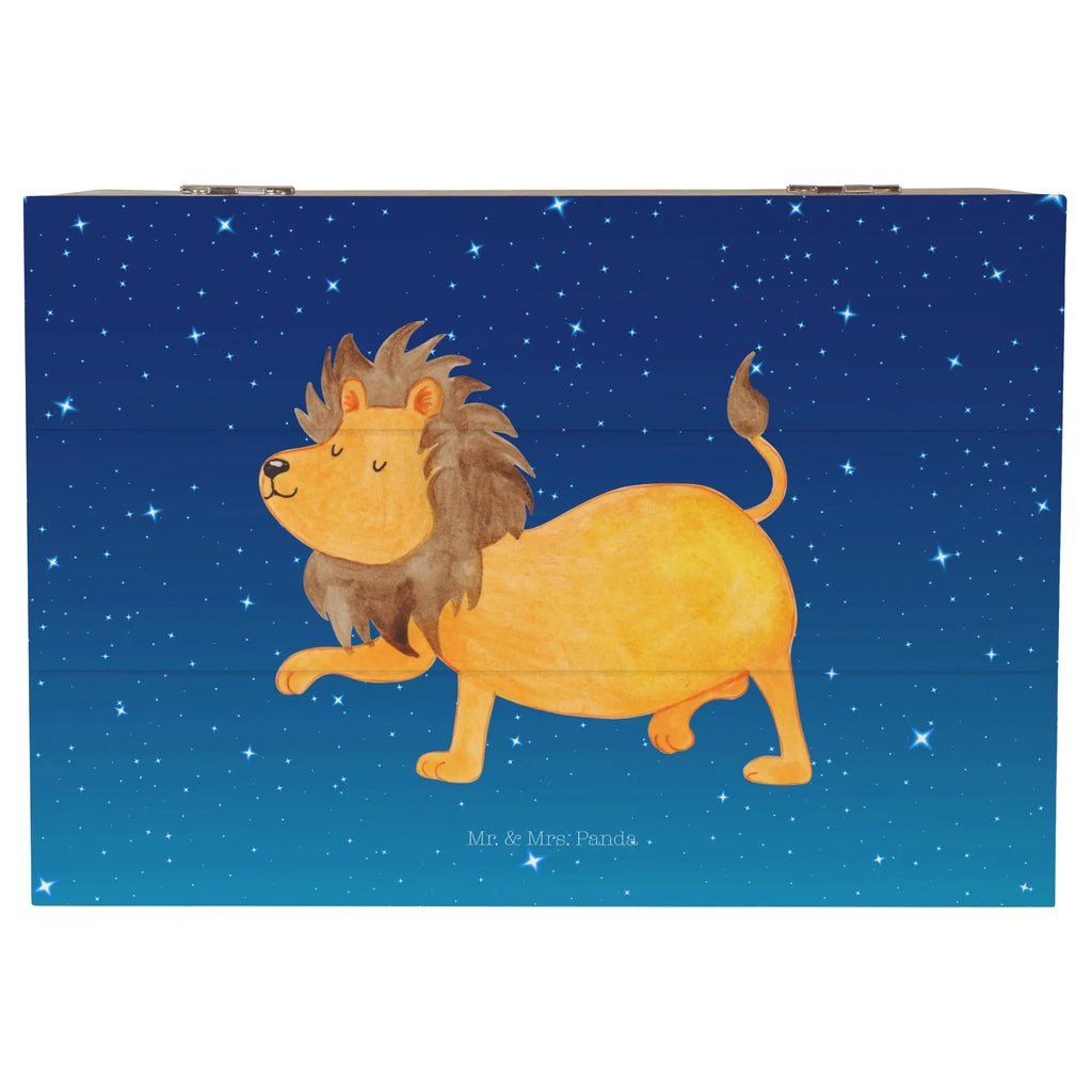 Wooden chest Star sign Lion Holzkiste, Kiste, Schatzkiste, Truhe, Schatulle, XXL, Erinnerungsbox, Erinnerungskiste, Dekokiste, Aufbewahrungsbox, Geschenkbox, Geschenkdose, Tierkreiszeichen, Sternzeichen, Horoskop, Astrologie, Aszendent, Löwe Geschenk, Löwe Sternzeichen, Geschenk Juli, Geburtstag Juli, Geschenk August, Geburtstag August, König der Tiere