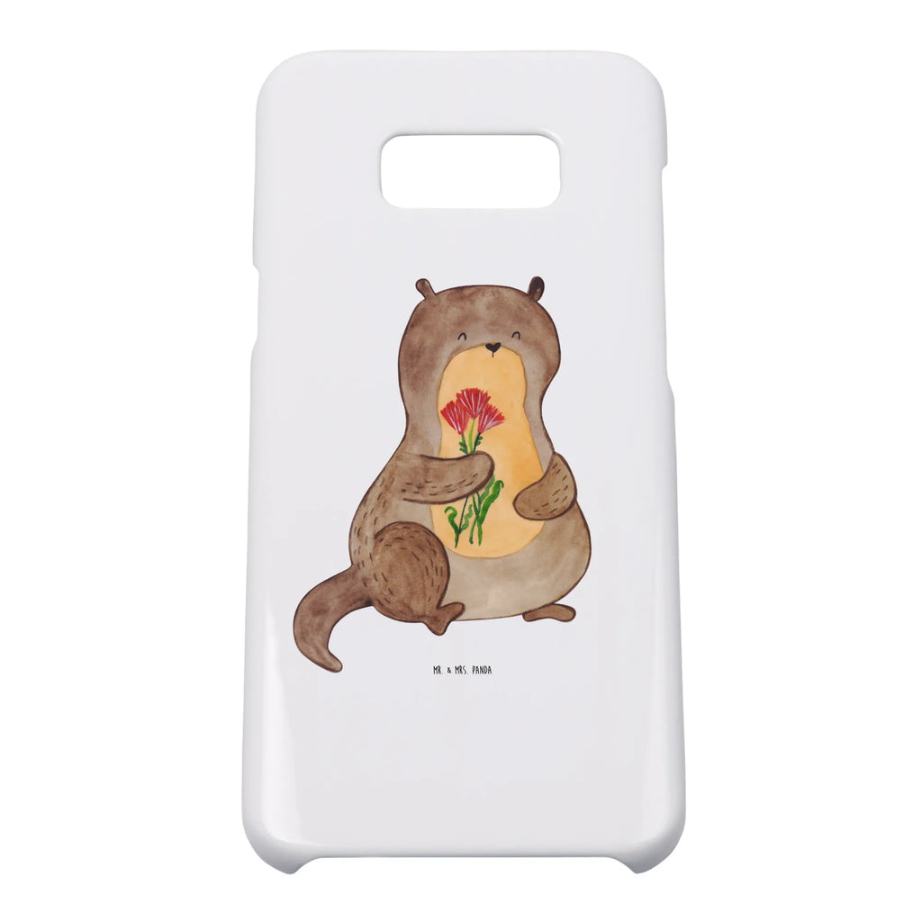 Handyhülle Otter Blumenstrauß Handyhülle, Handycover, Cover, Handy, Hülle, Iphone 10, Iphone X, Otter, Fischotter, Seeotter, Otter Seeotter See Otter