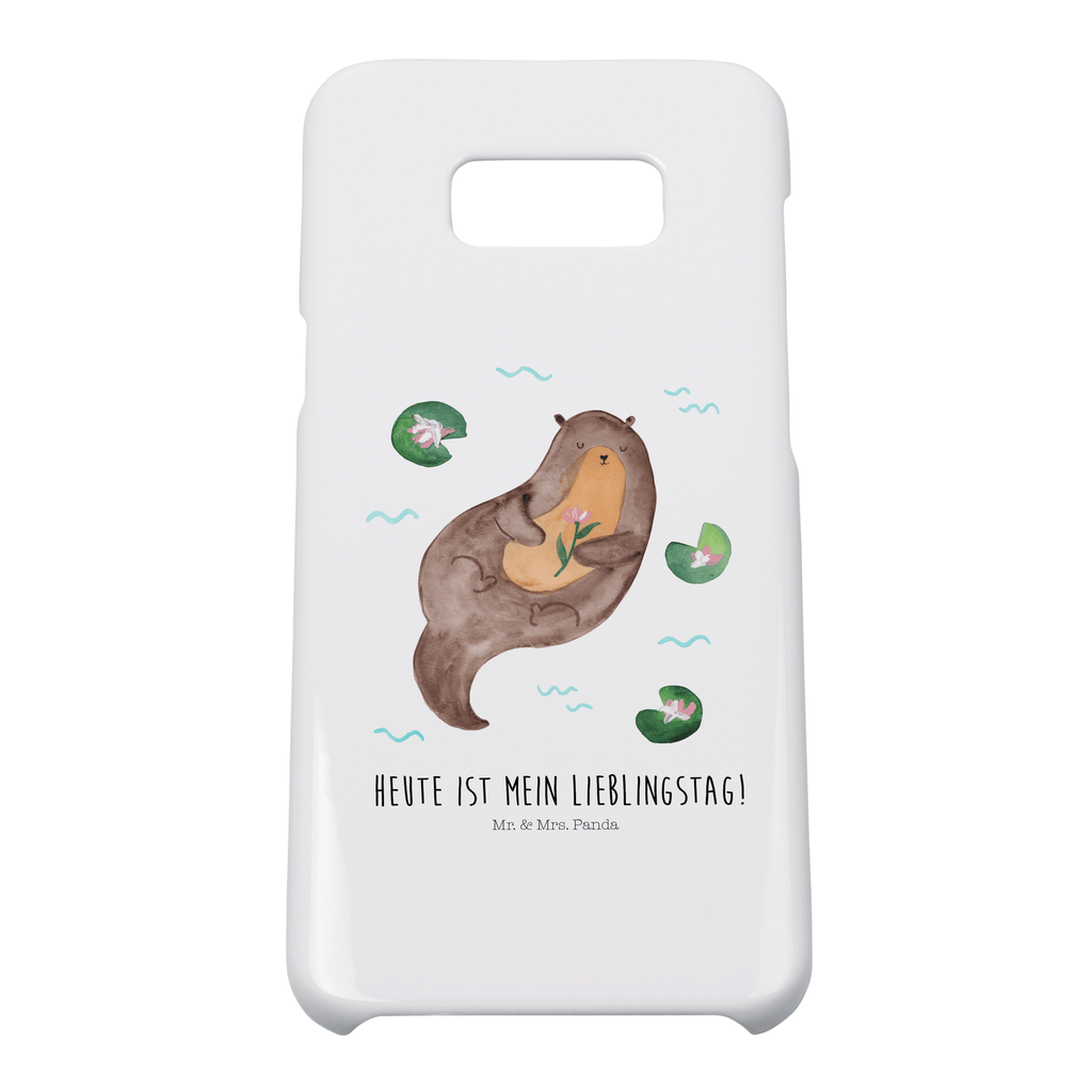 Handyhülle Otter Seerose Handyhülle, Handycover, Cover, Handy, Hülle, Iphone 10, Iphone X, Otter, Fischotter, Seeotter, Otter Seeotter See Otter