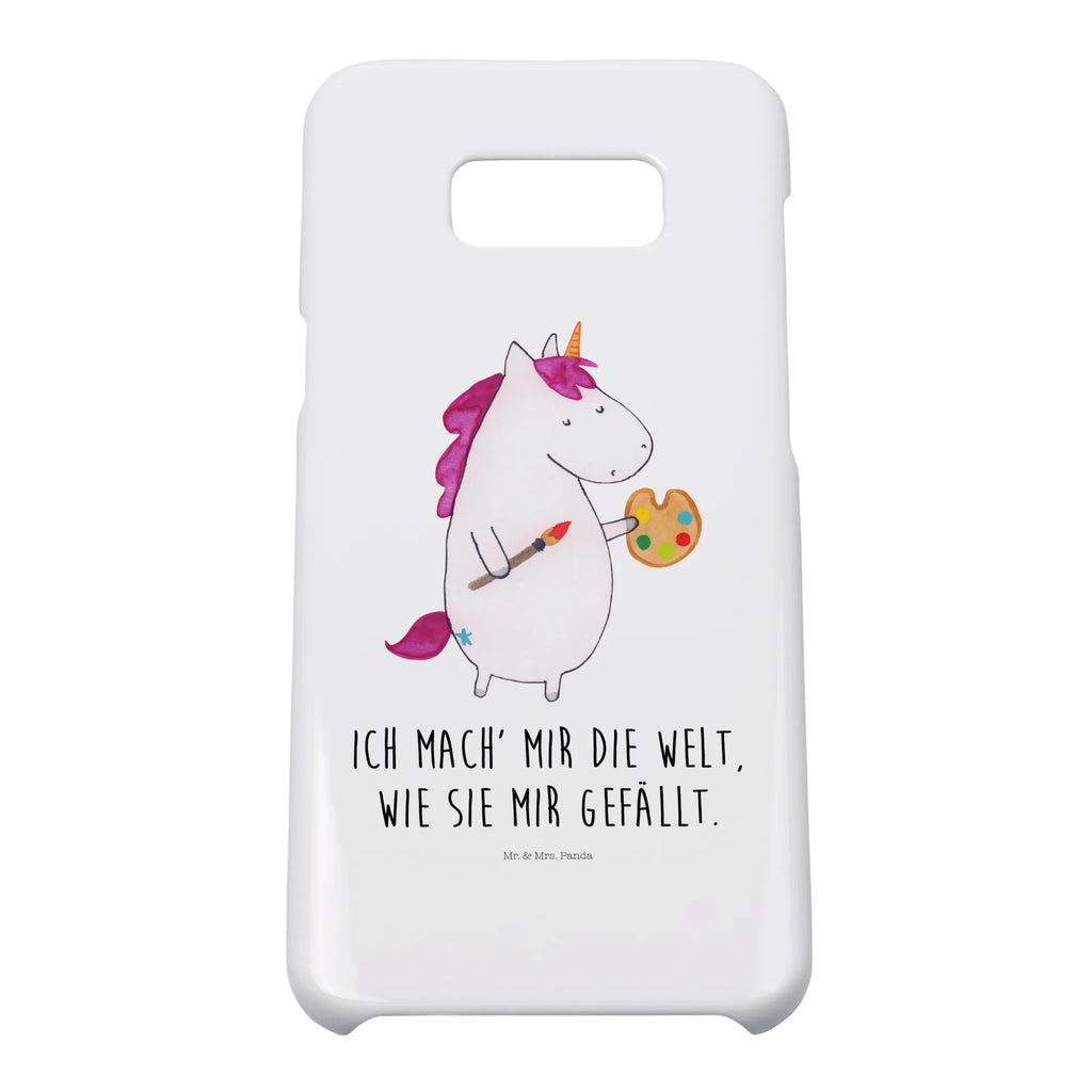 Handyhülle Einhorn Künstler Handyhülle, Handycover, Cover, Handy, Hülle, Iphone 10, Iphone X, Einhorn, Einhörner, Einhorn Deko, Pegasus, Unicorn, Englisch, Künstler, Artist, Malen, Zeichnen, Welt, Farbe, Stift, Pinsel, Geschenk, Maler