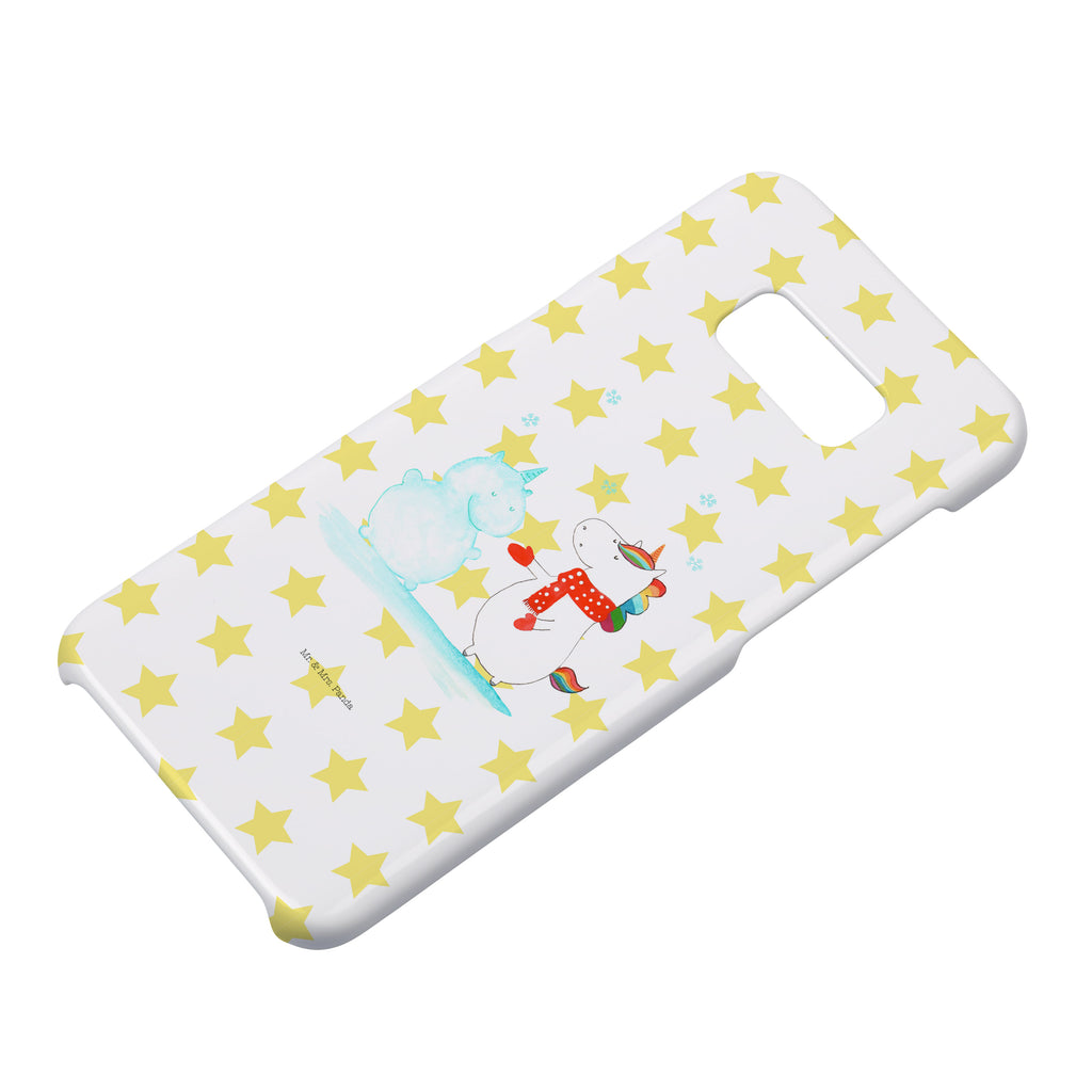 Handyhülle Einhorn Schneemann Handyhülle, Handycover, Cover, Handy, Hülle, Iphone 10, Iphone X, Einhorn, Einhörner, Einhorn Deko, Pegasus, Unicorn, Schneemann, Winter, Schnee, Kuchen, Weihnachten, kalt, Mütze, Handschuhe, X-Mas