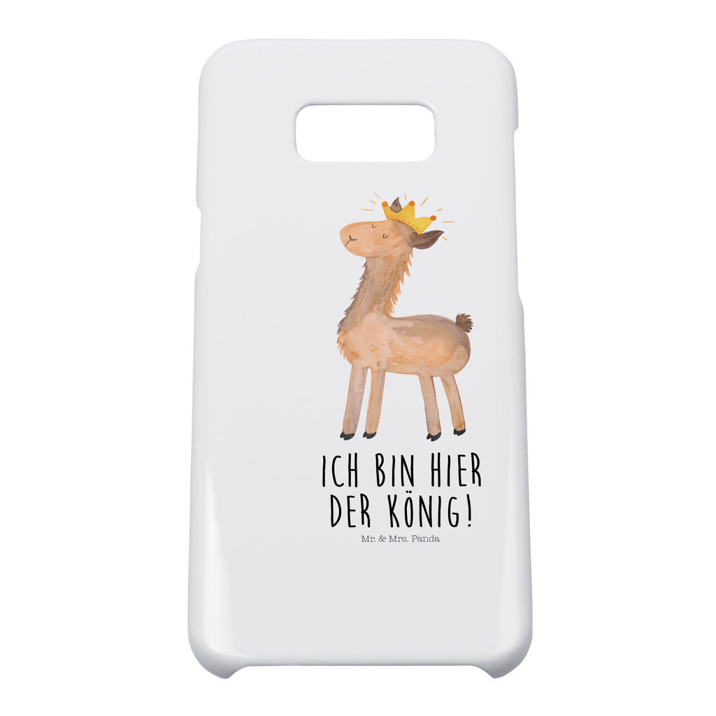 Handyhülle Lama König Handyhülle, Handycover, Cover, Handy, Hülle, Samsung Galaxy S8 plus, Lama, Alpaka, Lamas, König, Königin, Freundin, Mama, Papa, Büro Kollege, Kollegin, Chef, Vorgesetzter, Abi, Abitur