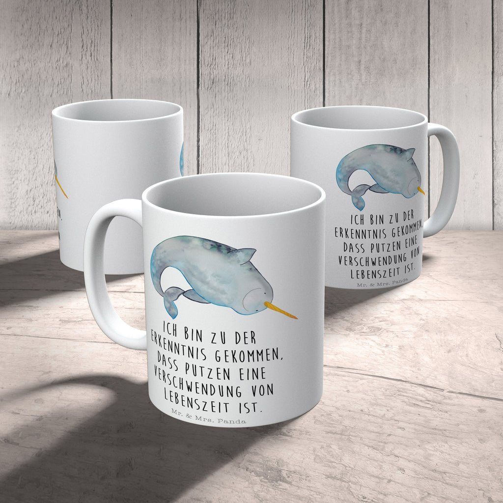 Tasse Narwal Tasse, Kaffeetasse, Teetasse, Becher, Kaffeebecher, Teebecher, Keramiktasse, Porzellantasse, Büro Tasse, Geschenk Tasse, Tasse Sprüche, Tasse Motive, Kaffeetassen, Tasse bedrucken, Designer Tasse, Cappuccino Tassen, Schöne Teetassen, Meerestiere, Meer, Urlaub, Narwal, Wal, Putzen, Hausfrau, Junggesellin, aufräumen, Kinderzimmer