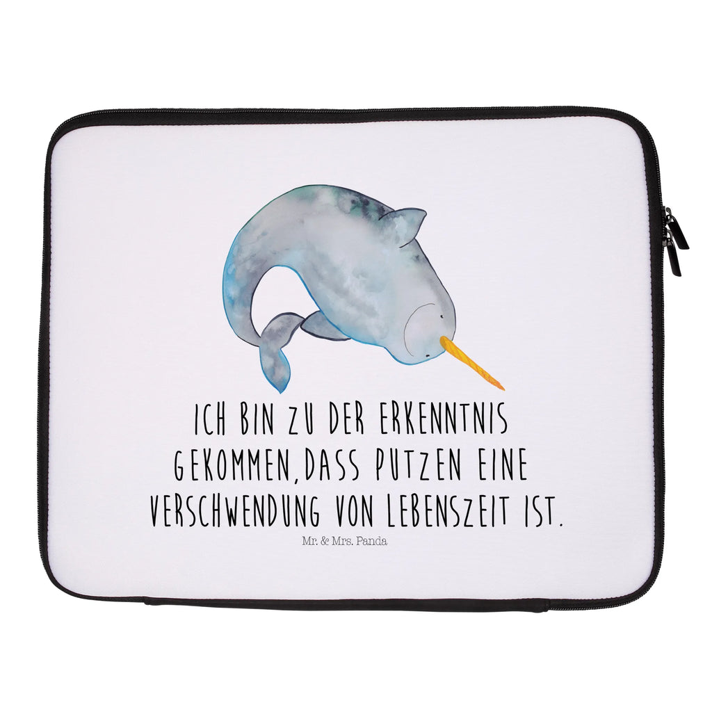 Notebook Tasche Narwal Notebook Tasche, Laptop, Computertasche, Tasche, Notebook-Tasche, Notebook-Reisehülle, Notebook Schutz, Meerestiere, Meer, Urlaub, Narwal, Wal, Putzen, Hausfrau, Junggesellin, aufräumen, Kinderzimmer