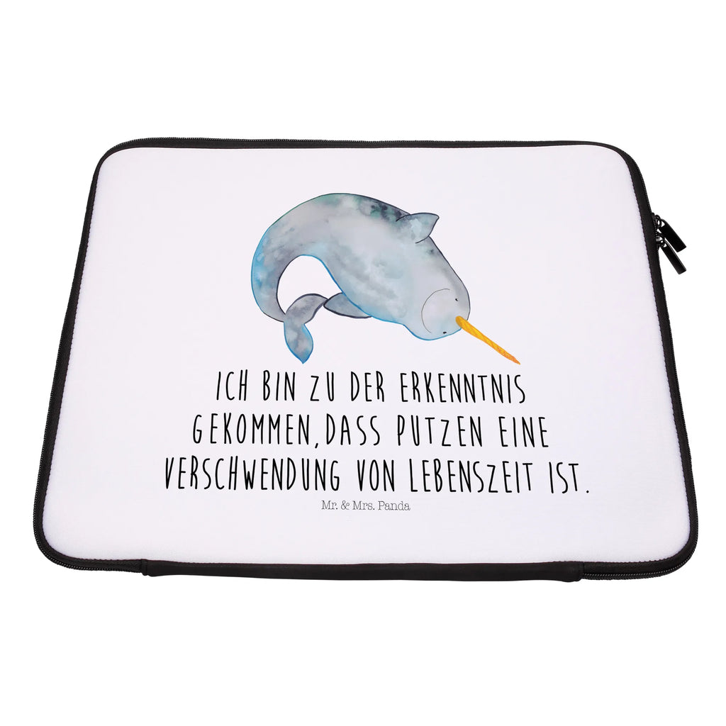 Notebook Tasche Narwal Notebook Tasche, Laptop, Computertasche, Tasche, Notebook-Tasche, Notebook-Reisehülle, Notebook Schutz, Meerestiere, Meer, Urlaub, Narwal, Wal, Putzen, Hausfrau, Junggesellin, aufräumen, Kinderzimmer