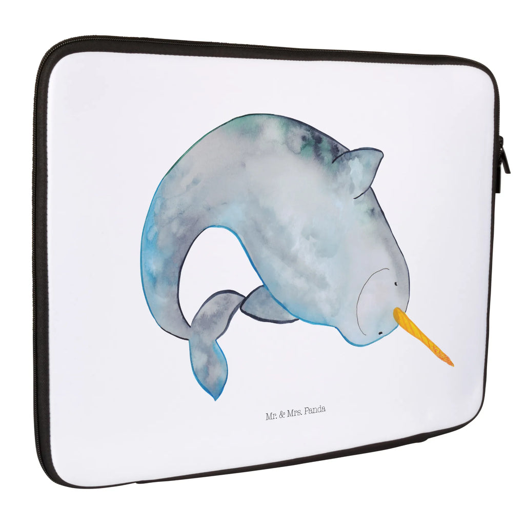 Notebook Tasche Narwal Notebook Tasche, Laptop, Computertasche, Tasche, Notebook-Tasche, Notebook-Reisehülle, Notebook Schutz, Meerestiere, Meer, Urlaub, Narwal, Wal, Putzen, Hausfrau, Junggesellin, aufräumen, Kinderzimmer