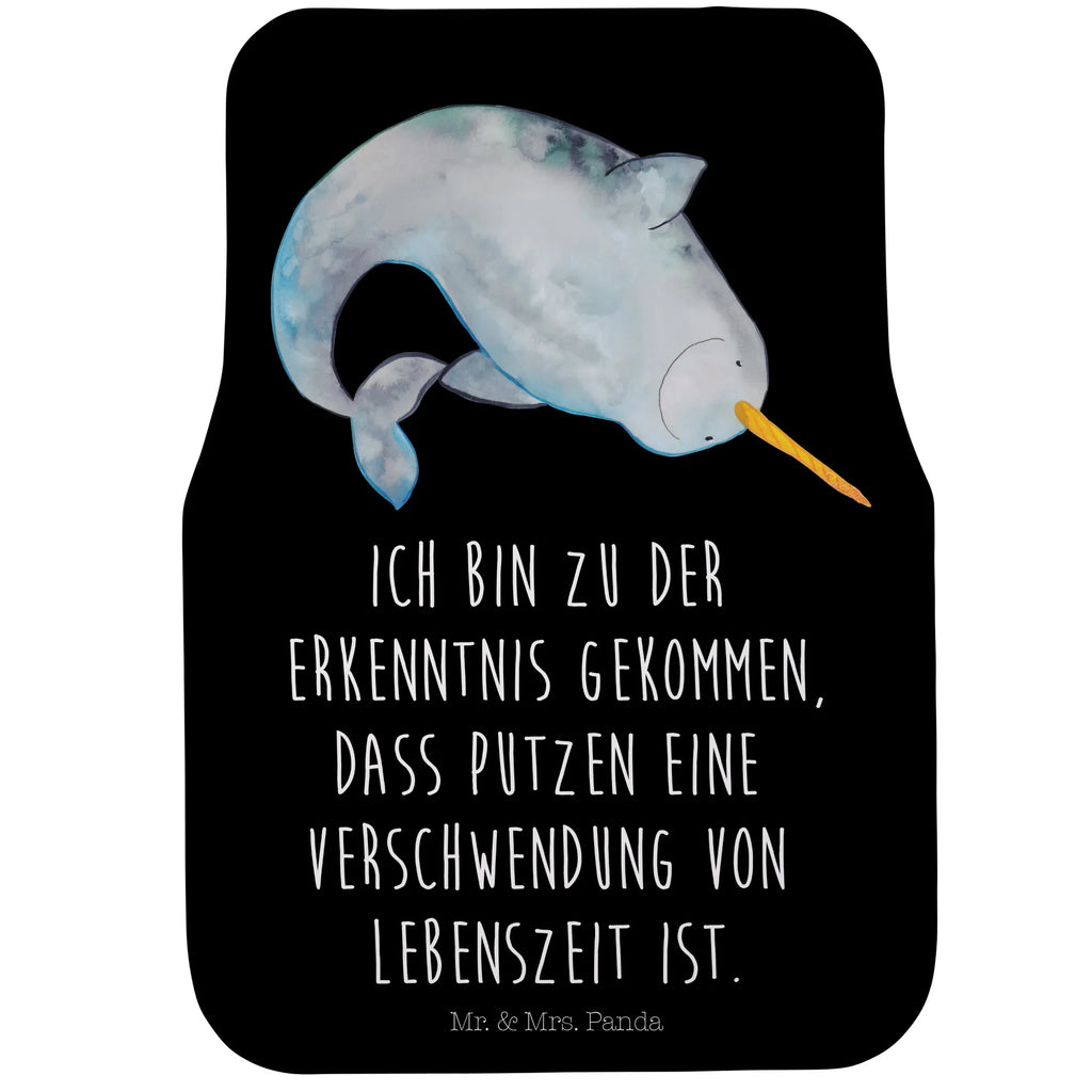 Fahrer Autofußmatte Narwal Autofußmatten, Fußmatte Auto, Fahrer, Schmutzmatte Auto, Meerestiere, Meer, Urlaub, Narwal, Wal, Putzen, Hausfrau, Junggesellin, aufräumen, Kinderzimmer