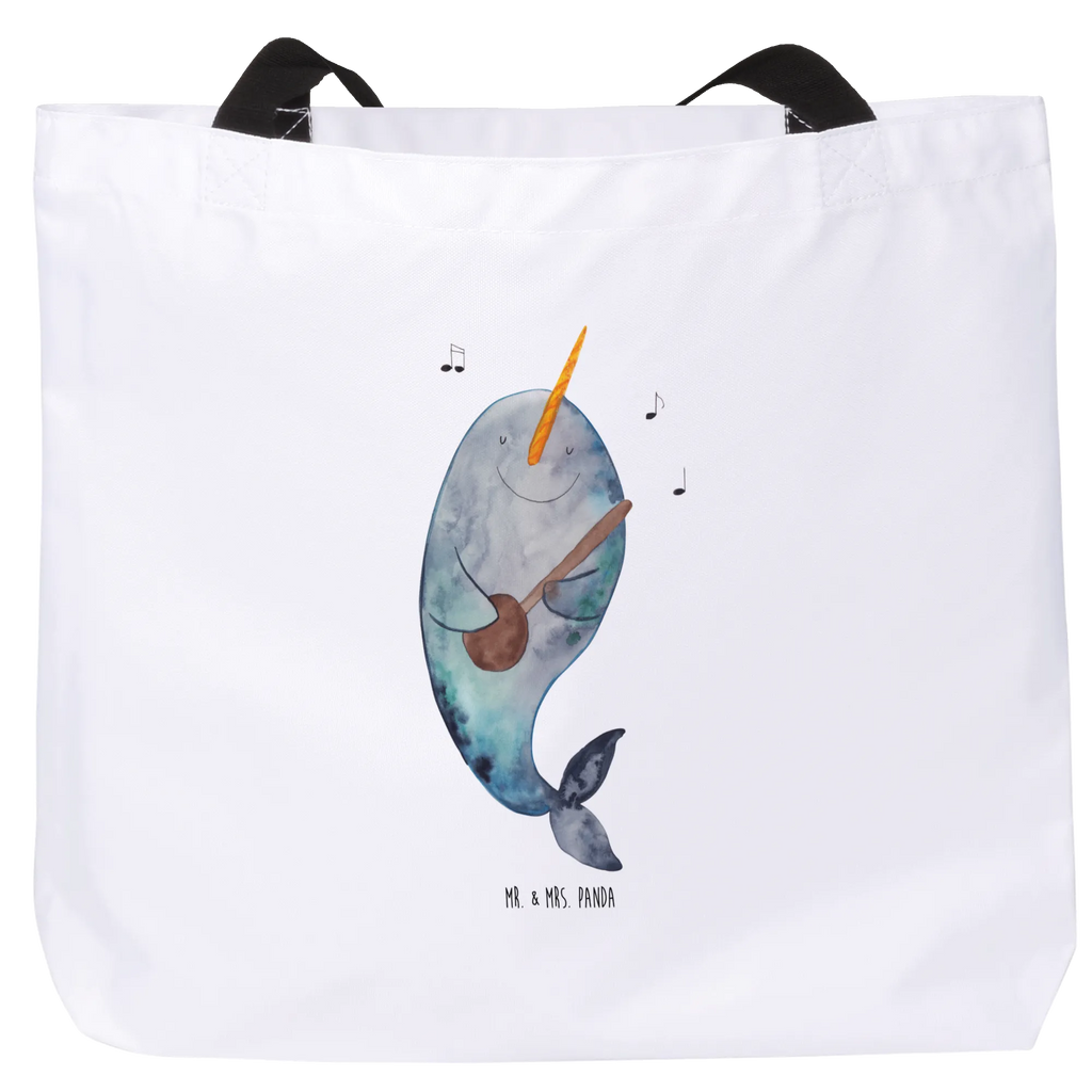 Shopper Narwal Gitarre Beutel, Einkaufstasche, Tasche, Strandtasche, Einkaufsbeutel, Shopper, Schultasche, Freizeittasche, Tragebeutel, Schulbeutel, Alltagstasche, Meerestiere, Meer, Urlaub, Narwal, Wal, Tanzen, Probleme, Problemlösung, Frust, Gespräche, Gitarre