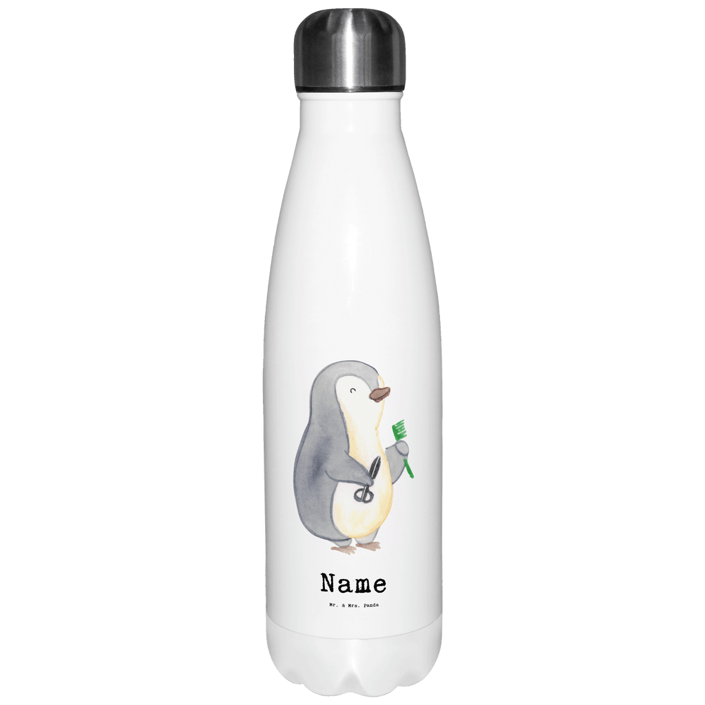 Personalisierte Thermosflasche Hairstylist mit Herz Personalisierte Isolierflasche, Personalisierte Thermoflasche, Personalisierte Trinkflasche, Trinkflasche Mit Namen, Wunschname, Bedrucken, Namensflasche, Beruf, Ausbildung, Jubiläum, Abschied, Rente, Kollege, Kollegin, Geschenk, Schenken, Arbeitskollege, Mitarbeiter, Firma, Danke, Dankeschön, Frisör, Haarstylist, Hairstylist, Friseursalon, Barbier, Coiffeur, Eröffnung Friseur