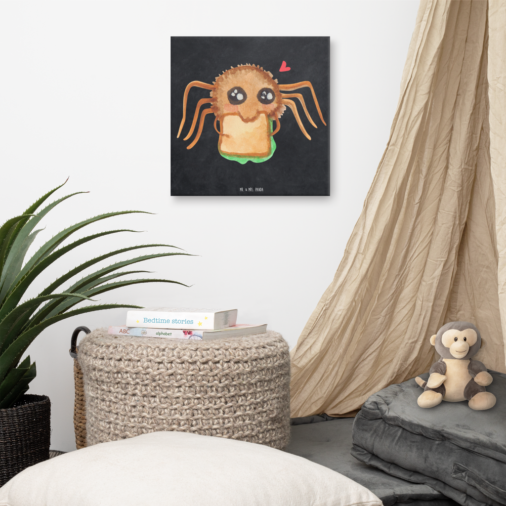 Leinwand Bild Spinne Agathe Sandwich Leinwand, Bild, Kunstdruck, Wanddeko, Dekoration, Spinne Agathe, Spinne, Agathe, Videos, Merchandise, Glück, Mut, Hungrig, Verfressen, Lebensfreude, Alles wird gut, Hunger