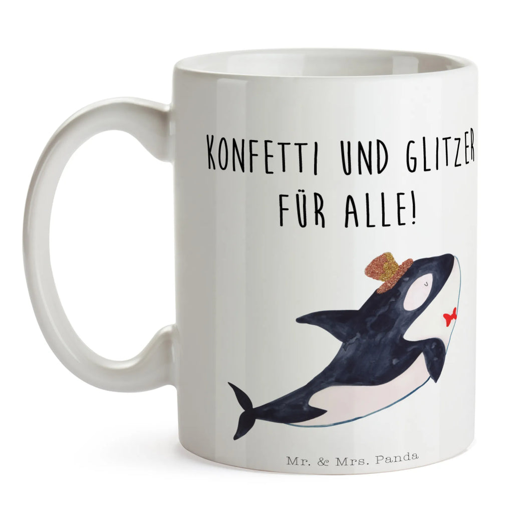 Tasse Orca Zylinder Tasse, Kaffeetasse, Teetasse, Becher, Kaffeebecher, Teebecher, Keramiktasse, Porzellantasse, Büro Tasse, Geschenk Tasse, Tasse Sprüche, Tasse Motive, Kaffeetassen, Tasse bedrucken, Designer Tasse, Cappuccino Tassen, Schöne Teetassen, Meerestiere, Meer, Urlaub, Narwal, Glitter, Konfetti, Glitzer, Geburtstag, Feier, Fete, Fest, Glückwunsch, Orca