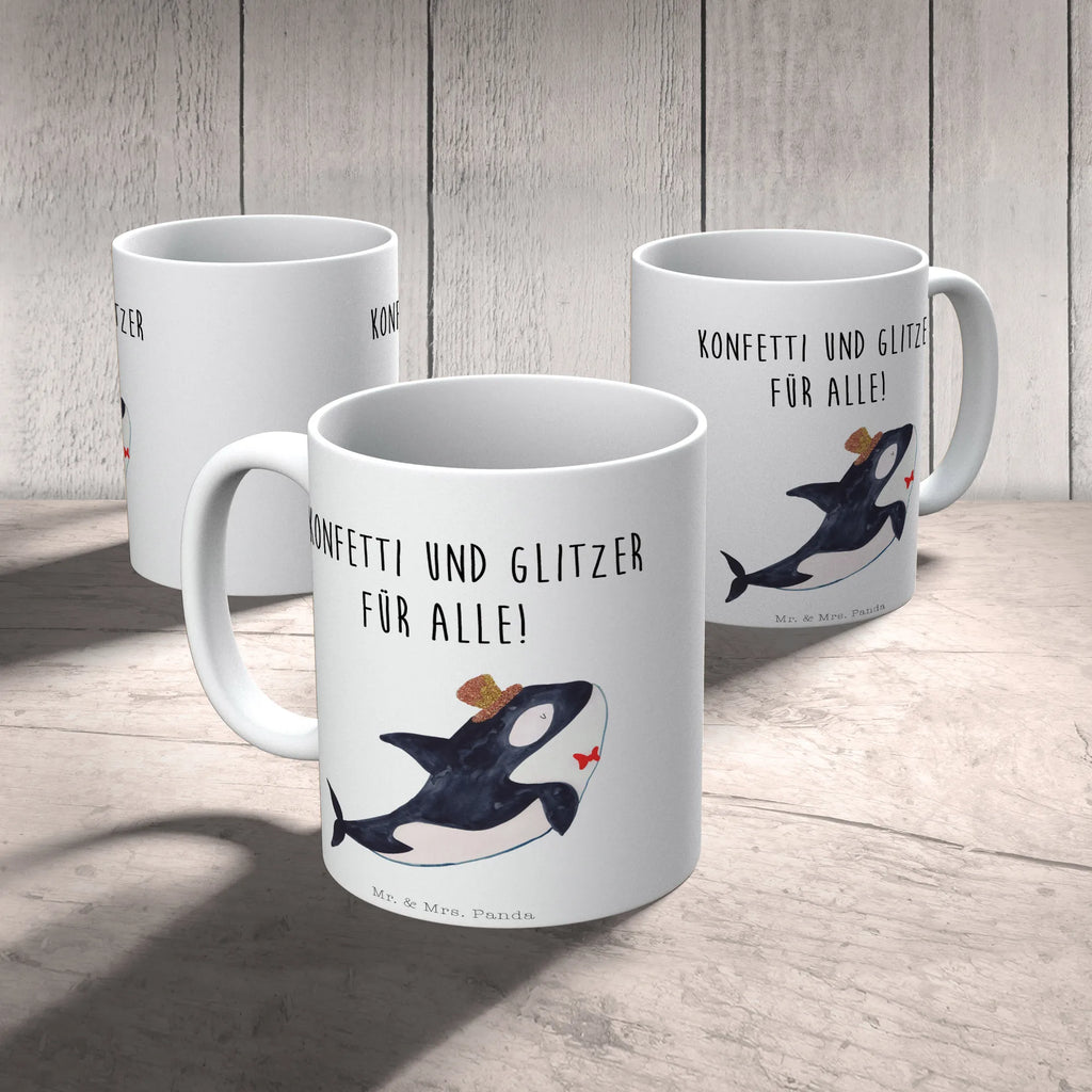 Tasse Orca Zylinder Tasse, Kaffeetasse, Teetasse, Becher, Kaffeebecher, Teebecher, Keramiktasse, Porzellantasse, Büro Tasse, Geschenk Tasse, Tasse Sprüche, Tasse Motive, Kaffeetassen, Tasse bedrucken, Designer Tasse, Cappuccino Tassen, Schöne Teetassen, Meerestiere, Meer, Urlaub, Narwal, Glitter, Konfetti, Glitzer, Geburtstag, Feier, Fete, Fest, Glückwunsch, Orca