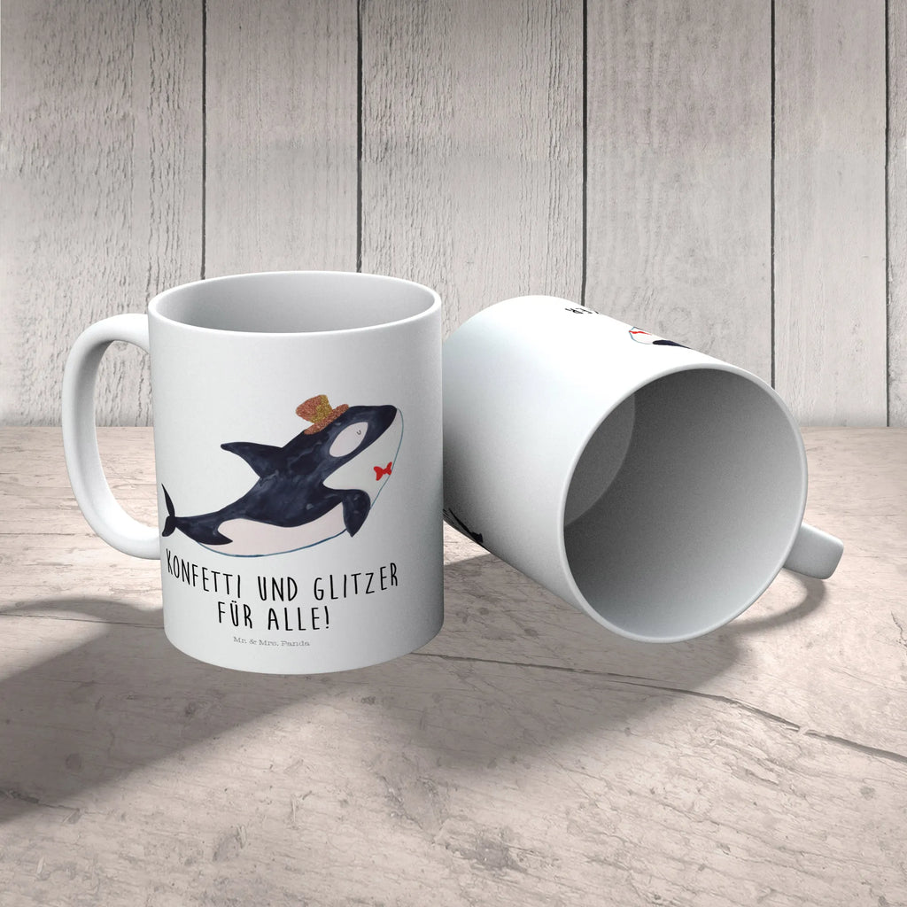 Kindertasse Orca Zylinder Kindertasse, Kinder Tasse, Kunststoff Tasse, Kindergarten Tasse, Trinkbecher, Camping Becher, Kaffeetasse, Kunststoffbecher, Kindergartenbecher, Outdoorgeschirr, Kunststoffgeschirr, Reisebecher, Reisetasse, Kinderbecher, Bruchfeste Tasse, Bruchsichere Tasse, Plastik Tasse, Plastiktasse, Meerestiere, Meer, Urlaub, Narwal, Glitter, Konfetti, Glitzer, Geburtstag, Feier, Fete, Fest, Glückwunsch, Orca