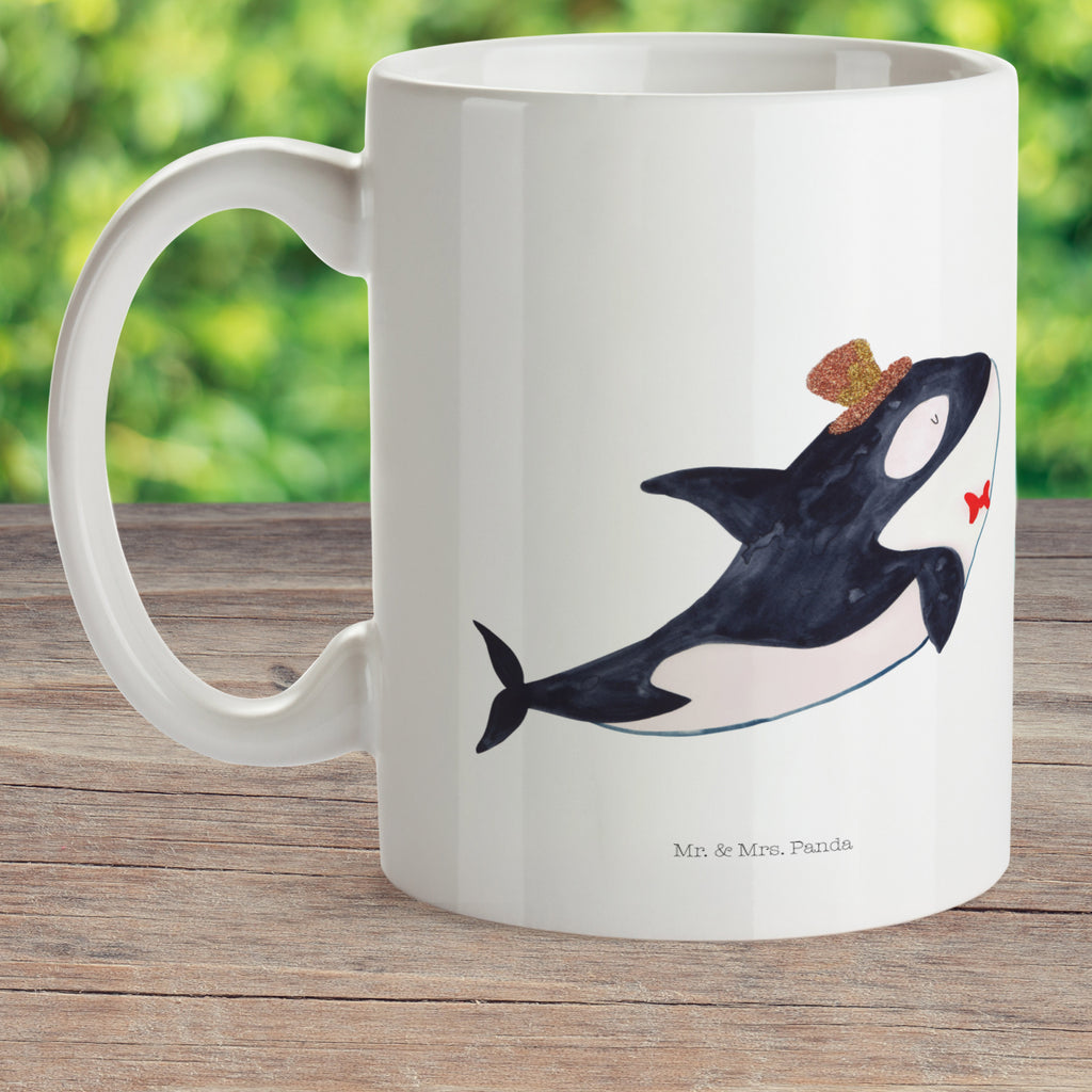 Kindertasse Orca Zylinder Kindertasse, Kinder Tasse, Kunststoff Tasse, Kindergarten Tasse, Trinkbecher, Camping Becher, Kaffeetasse, Kunststoffbecher, Kindergartenbecher, Outdoorgeschirr, Kunststoffgeschirr, Reisebecher, Reisetasse, Kinderbecher, Bruchfeste Tasse, Bruchsichere Tasse, Plastik Tasse, Plastiktasse, Meerestiere, Meer, Urlaub, Narwal, Glitter, Konfetti, Glitzer, Geburtstag, Feier, Fete, Fest, Glückwunsch, Orca