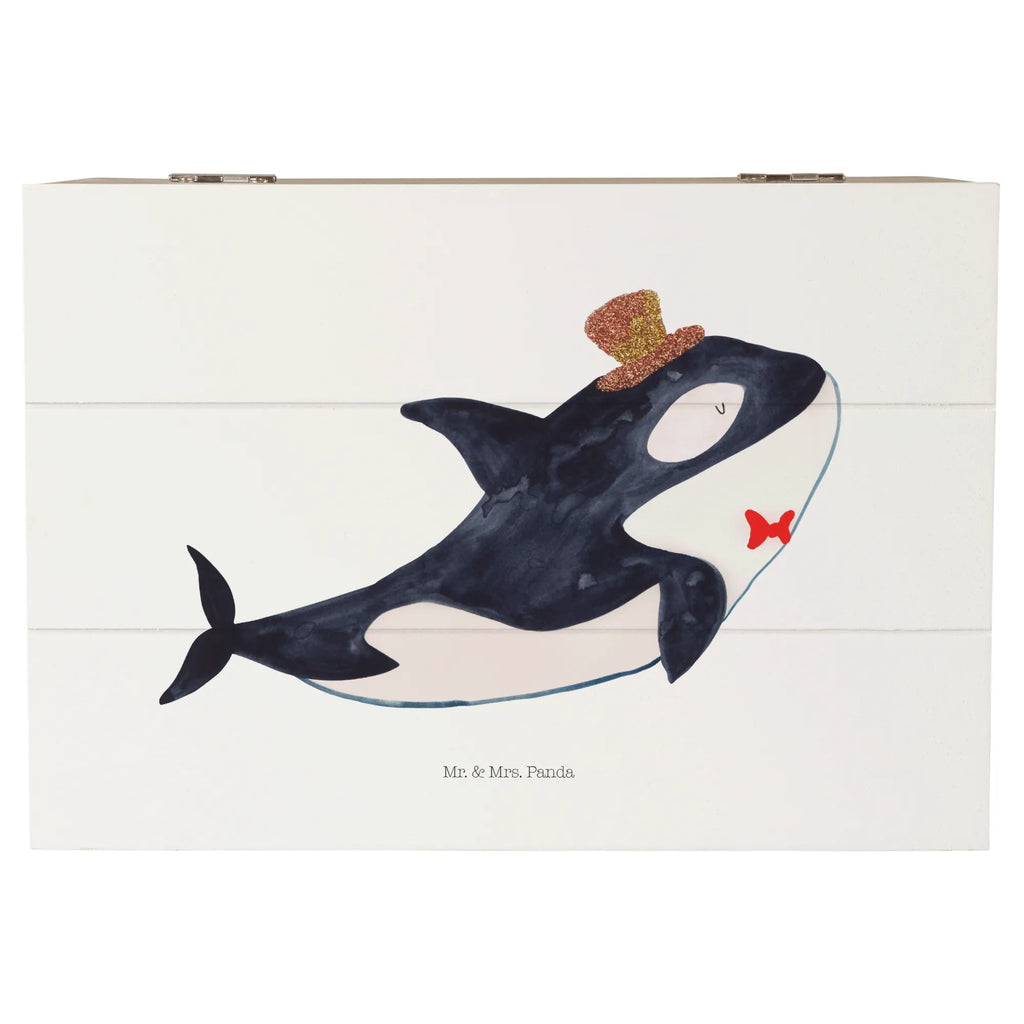 Holzkiste Orca Zylinder Holzkiste, Kiste, Schatzkiste, Truhe, Schatulle, XXL, Erinnerungsbox, Erinnerungskiste, Dekokiste, Aufbewahrungsbox, Geschenkbox, Geschenkdose, Meerestiere, Meer, Urlaub, Narwal, Glitter, Konfetti, Glitzer, Geburtstag, Feier, Fete, Fest, Glückwunsch, Orca