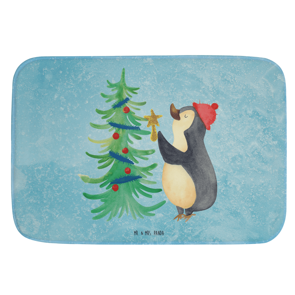 Badvorleger Pinguin Weihnachtsbaum Badematte, Badteppich, Duschvorleger, Badezimmerteppich, Badezimmermatte, Badvorleger, Duschmatte, Duschteppich, Badteppiche, Badgarnitur, Badematten, Teppich Badezimmer, Badezimmermatten, Winter, Weihnachten, Weihnachtsdeko, Nikolaus, Advent, Heiligabend, Wintermotiv, Pinguin