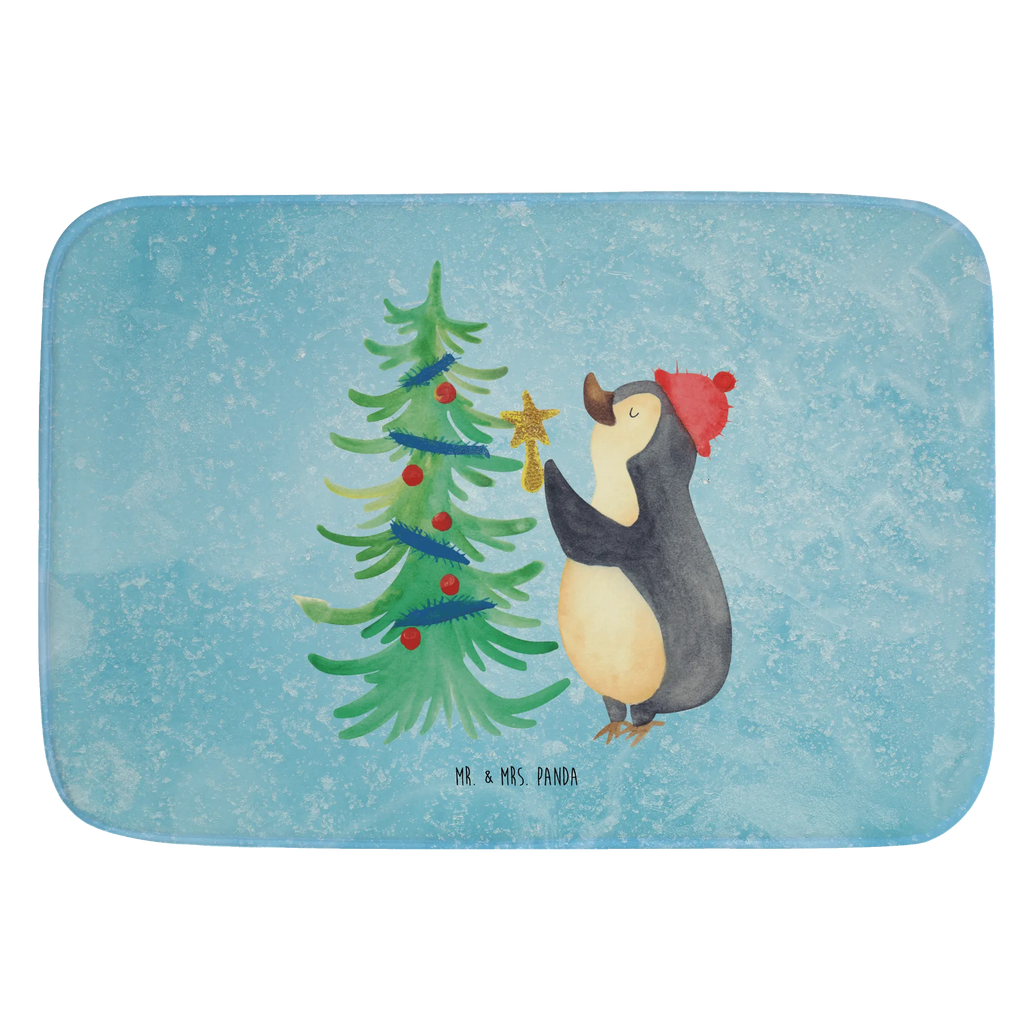 Badvorleger Pinguin Weihnachtsbaum Badematte, Badteppich, Duschvorleger, Badezimmerteppich, Badezimmermatte, Badvorleger, Duschmatte, Duschteppich, Badteppiche, Badgarnitur, Badematten, Teppich Badezimmer, Badezimmermatten, Winter, Weihnachten, Weihnachtsdeko, Nikolaus, Advent, Heiligabend, Wintermotiv, Pinguin