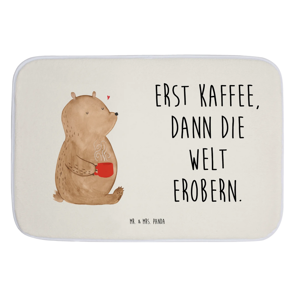 Badvorleger Bär Kaffee Badematte, Badteppich, Duschvorleger, Badezimmerteppich, Badezimmermatte, Badvorleger, Duschmatte, Duschteppich, Badteppiche, Badgarnitur, Badematten, Teppich Badezimmer, Badezimmermatten, Bär, Teddy, Teddybär, Kaffee, Coffee, Bären, guten Morgen, Morgenroutine, Welt erobern, Welt retten, Motivation