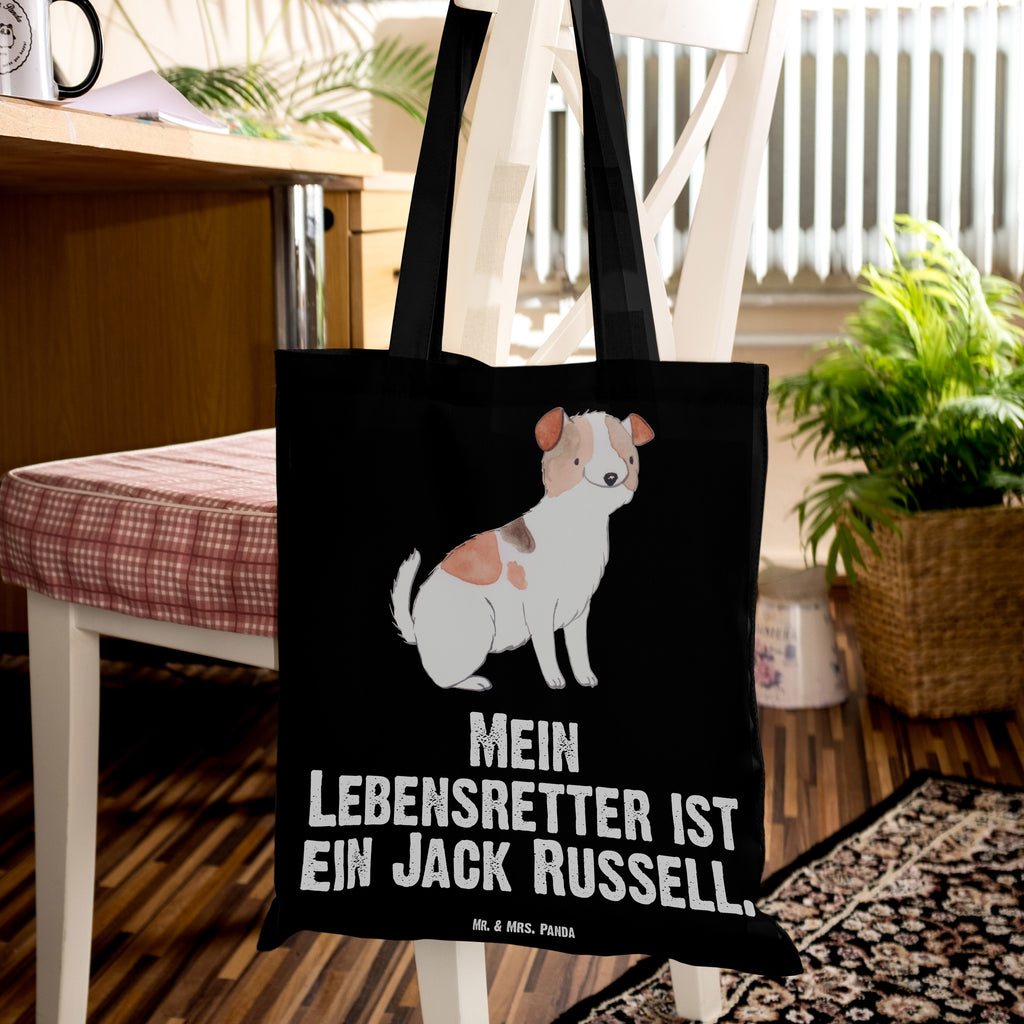 Tragetasche Jack Russel Terrier Lebensretter Beuteltasche, Beutel, Einkaufstasche, Jutebeutel, Stoffbeutel, Tasche, Shopper, Umhängetasche, Strandtasche, Schultertasche, Stofftasche, Tragetasche, Badetasche, Jutetasche, Einkaufstüte, Laptoptasche, Hund, Hunderasse, Rassehund, Hundebesitzer, Geschenk, Tierfreund, Schenken, Welpe, Jack Russel Terrier