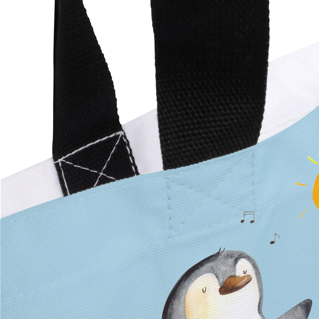 Shopper Pinguin Surfer Beutel, Einkaufstasche, Tasche, Strandtasche, Einkaufsbeutel, Shopper, Schultasche, Freizeittasche, Tragebeutel, Schulbeutel, Alltagstasche, Pinguin, Pinguine, surfen, Surfer, Hawaii, Urlaub, Wellen, Wellen reiten, Portugal