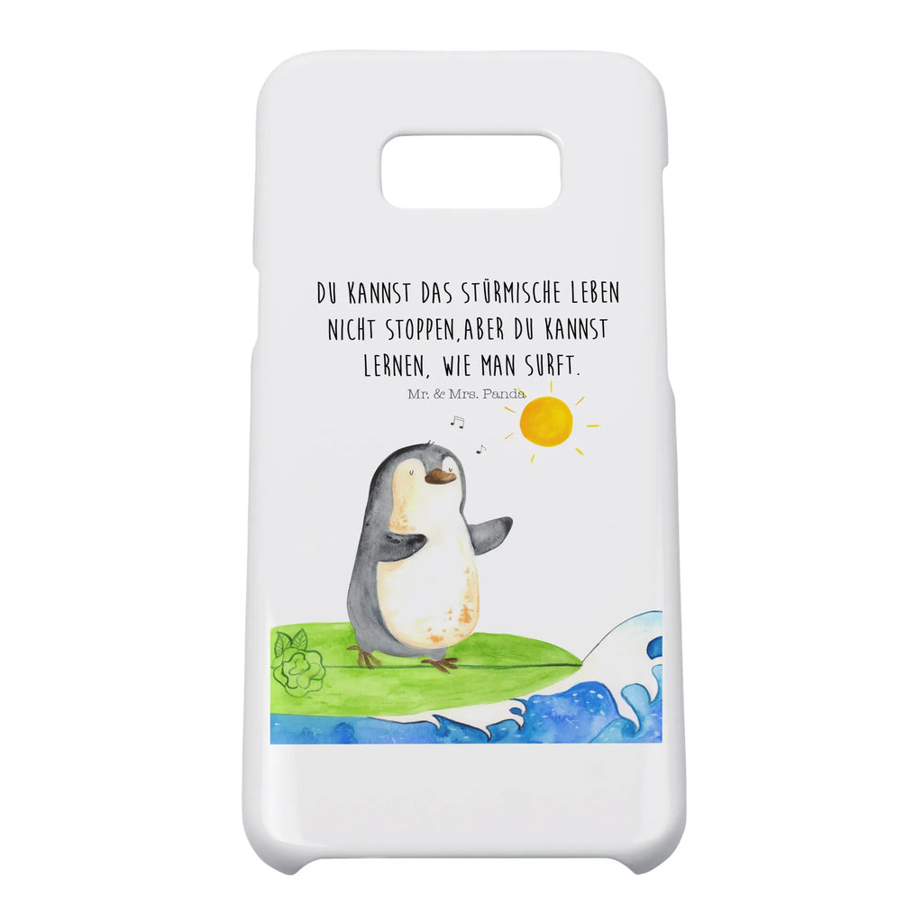 Handyhülle Pinguin Surfer Handyhülle, Handycover, Cover, Handy, Hülle, Iphone 10, Iphone X, Pinguin, Pinguine, surfen, Surfer, Hawaii, Urlaub, Wellen, Wellen reiten, Portugal