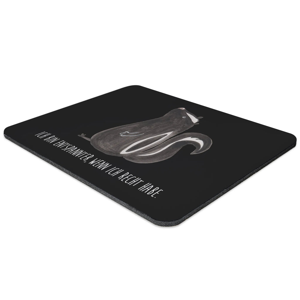 Mauspad Stinktier sitzend Mousepad, Computer zubehör, Büroausstattung, PC Zubehör, Arbeitszimmer, Mauspad, Einzigartiges Mauspad, Designer Mauspad, Mausunterlage, Mauspad Büro, Stinktier, Skunk, Wildtier, Raubtier, Stinker, Stinki, Spruch, Büro, Recht, Besserwisser