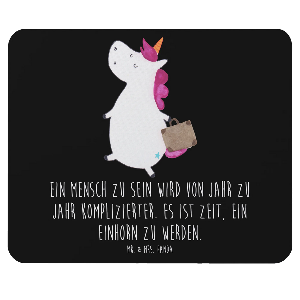 Mauspad Einhorn Koffer Mousepad, Computer zubehör, Büroausstattung, PC Zubehör, Arbeitszimmer, Mauspad, Einzigartiges Mauspad, Designer Mauspad, Mausunterlage, Mauspad Büro, Einhorn, Einhörner, Einhorn Deko, Pegasus, Unicorn, unicorn, Koffer, Verreisen, Reise, Gepäck, Abenteuer, Erwachsen, Kind, albern, Spaß, lustig, witzig