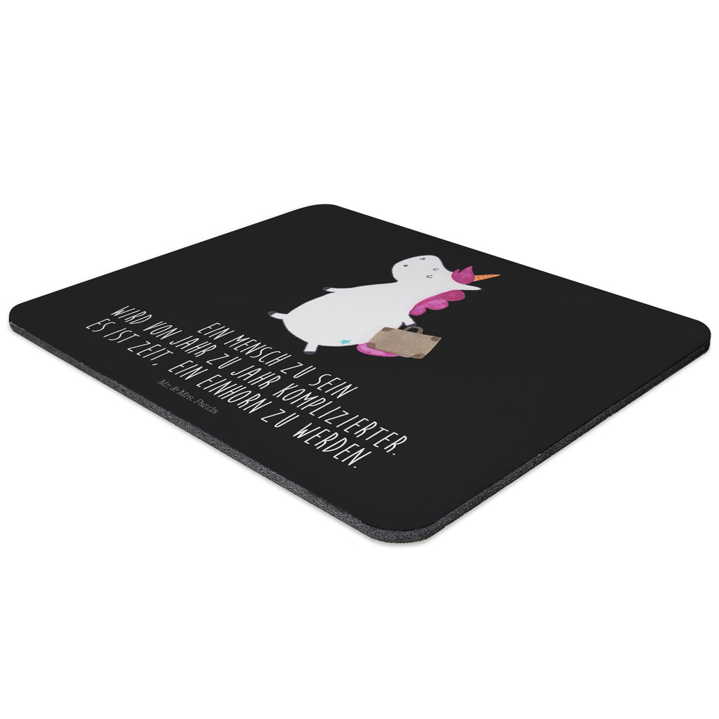 Mauspad Einhorn Koffer Mousepad, Computer zubehör, Büroausstattung, PC Zubehör, Arbeitszimmer, Mauspad, Einzigartiges Mauspad, Designer Mauspad, Mausunterlage, Mauspad Büro, Einhorn, Einhörner, Einhorn Deko, Pegasus, Unicorn, unicorn, Koffer, Verreisen, Reise, Gepäck, Abenteuer, Erwachsen, Kind, albern, Spaß, lustig, witzig