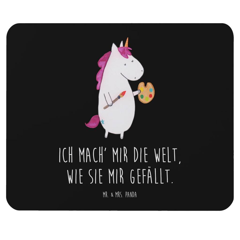 Mauspad Einhorn Künstler Mousepad, Computer zubehör, Büroausstattung, PC Zubehör, Arbeitszimmer, Mauspad, Einzigartiges Mauspad, Designer Mauspad, Mausunterlage, Mauspad Büro, Einhorn, Einhörner, Einhorn Deko, Pegasus, Unicorn, Englisch, Künstler, Artist, Malen, Zeichnen, Welt, Farbe, Stift, Pinsel, Geschenk, Maler