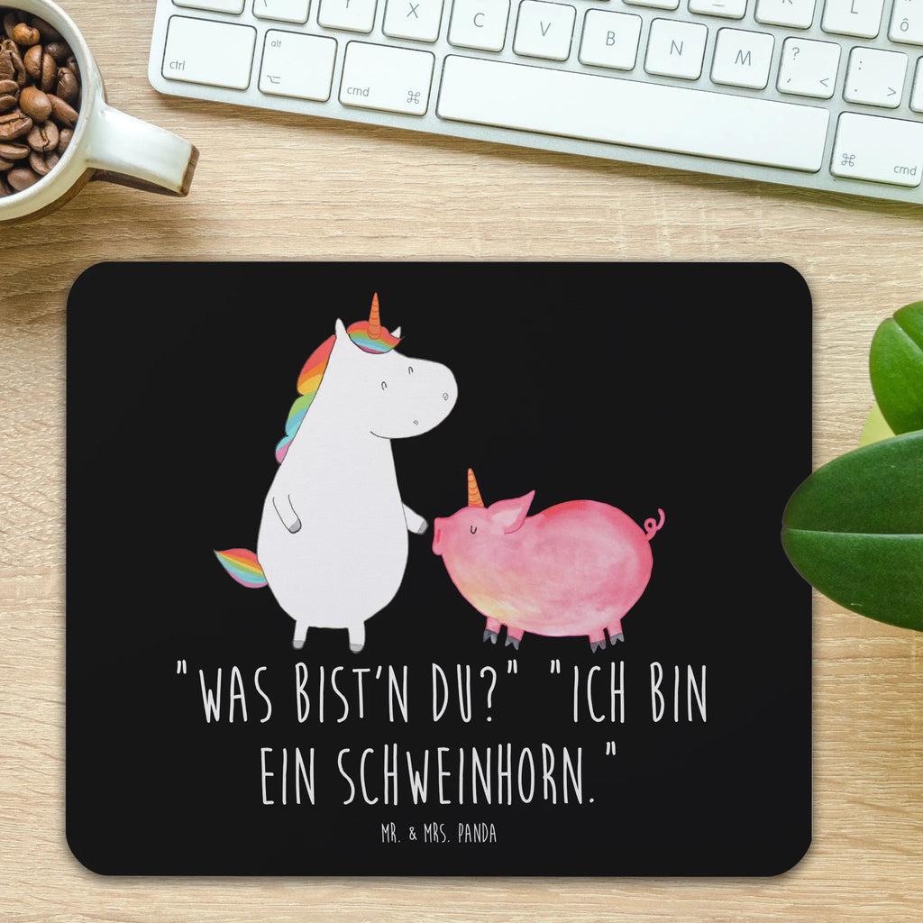 Mauspad Einhorn Schwein Mousepad, Computer zubehör, Büroausstattung, PC Zubehör, Arbeitszimmer, Mauspad, Einzigartiges Mauspad, Designer Mauspad, Mausunterlage, Mauspad Büro, Einhorn, Einhörner, Einhorn Deko, Pegasus, Unicorn, Freundschaft, Schweinhorn, Schwein, Freundin, Schweinchen