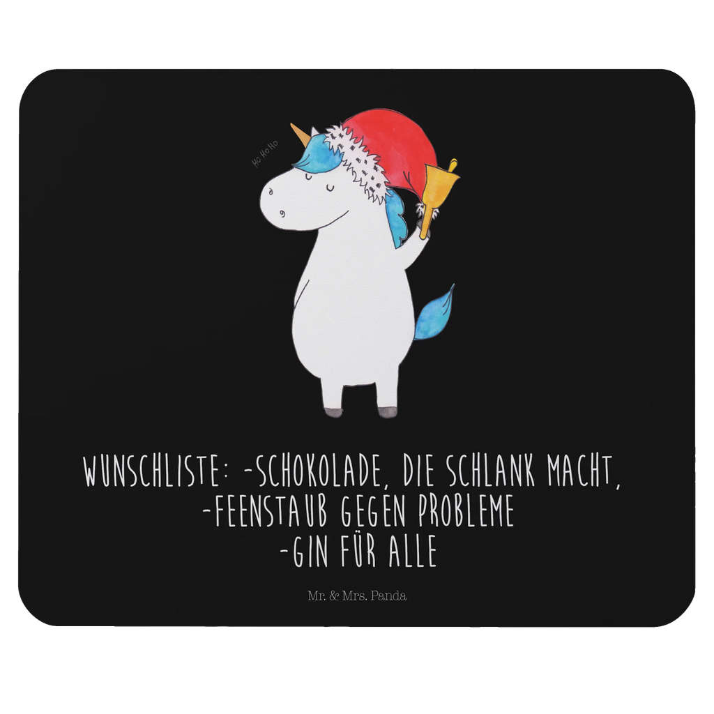 Mauspad Einhorn Weihnachtsmann Mousepad, Computer zubehör, Büroausstattung, PC Zubehör, Arbeitszimmer, Mauspad, Einzigartiges Mauspad, Designer Mauspad, Mausunterlage, Mauspad Büro, Einhorn, Einhörner, Einhorn Deko, Pegasus, Unicorn, Gin, Schokolade, Schoki, Weihnachten, Weihnachtsmann, Nikolaus, Wunschzettel, Wunschliste, Feenstaub