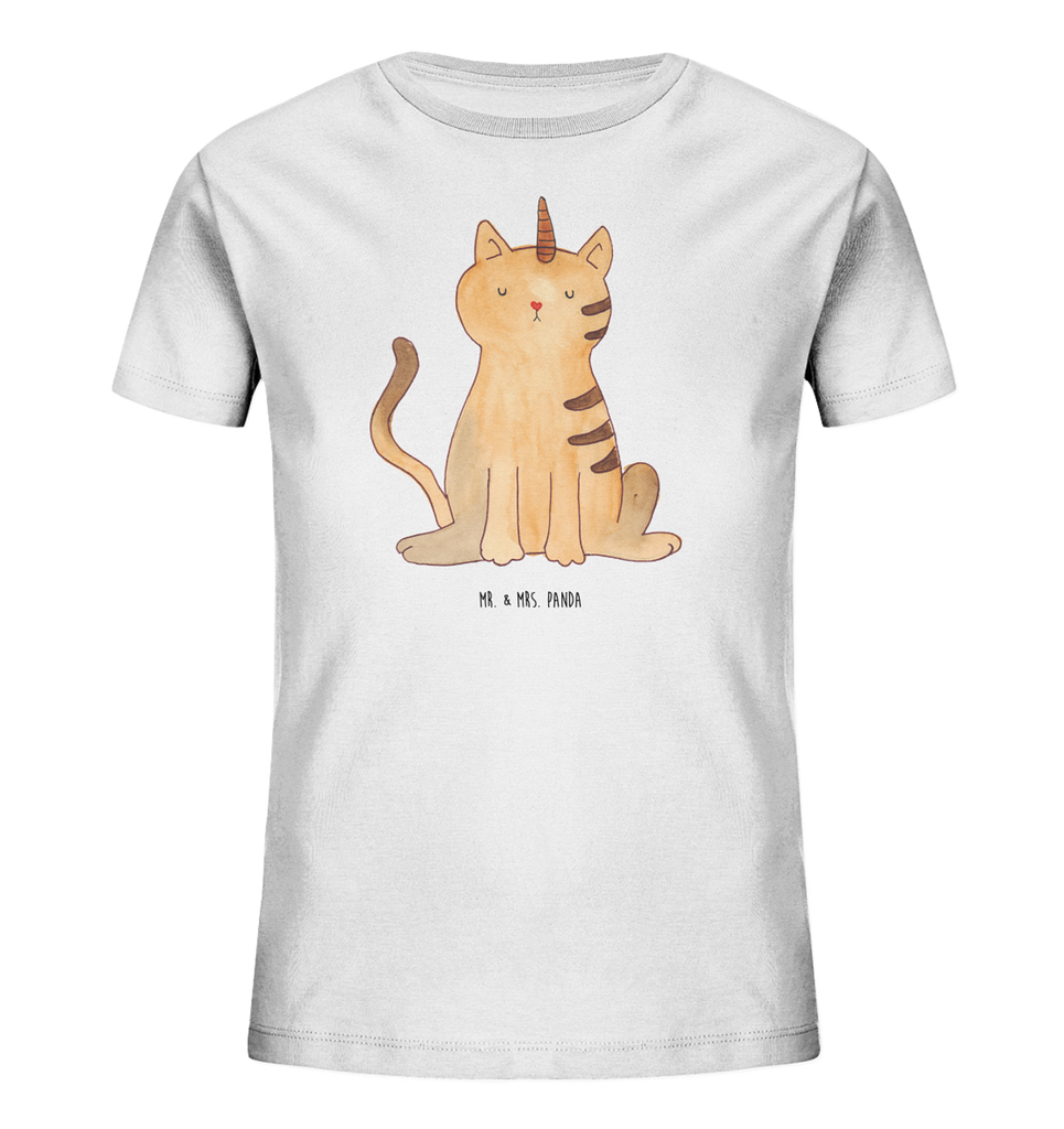 Organic Kinder T-Shirt Einhorn Katze Kinder T-Shirt, Kinder T-Shirt Mädchen, Kinder T-Shirt Jungen, Einhorn, Einhörner, Einhorn Deko, Pegasus, Unicorn, Katzer, Mieze, Regenbogen, Glitzer, Einhornpower, Erwachsenwerden, Katze, Katzenhorn, Einhornkatze, Kittyhorn