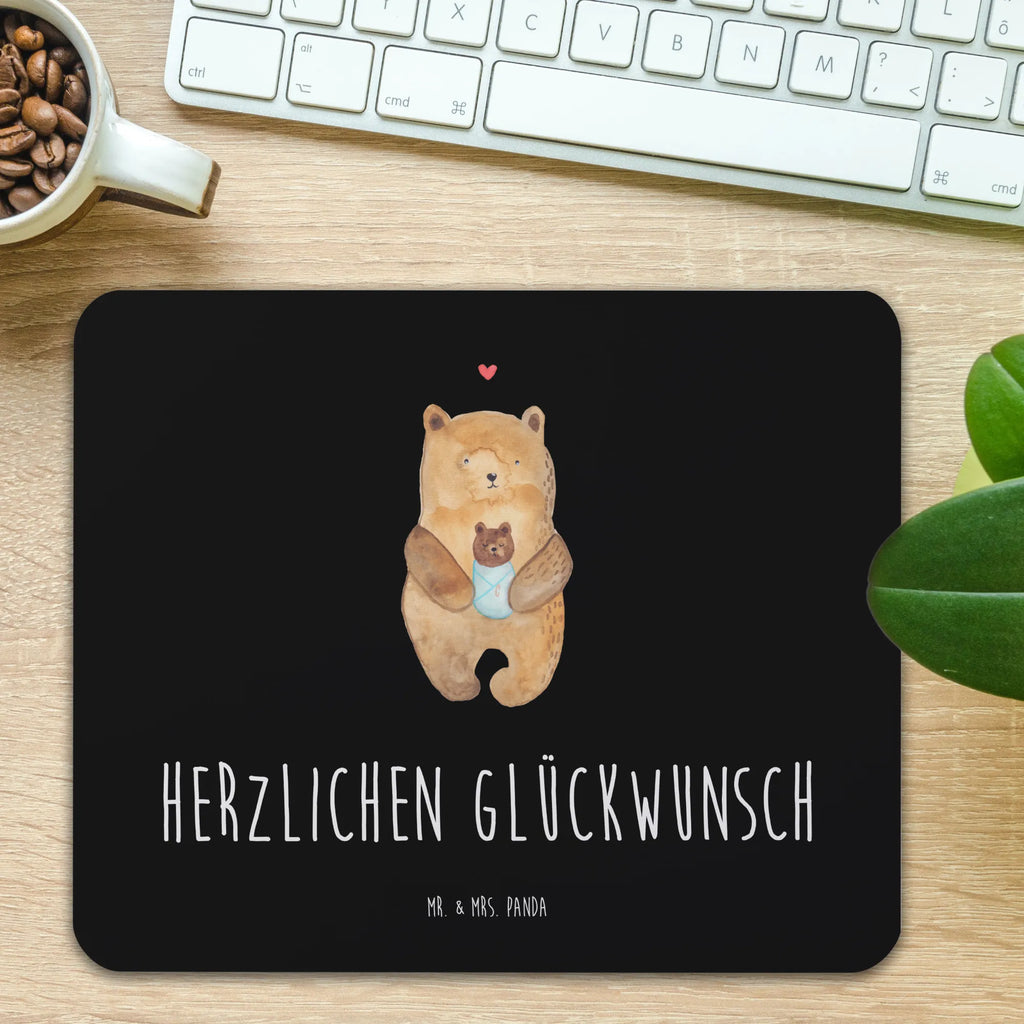 Mauspad Bär Baby Mousepad, Computer zubehör, Büroausstattung, PC Zubehör, Arbeitszimmer, Mauspad, Einzigartiges Mauspad, Designer Mauspad, Mausunterlage, Mauspad Büro, Bär, Teddy, Teddybär, Eltern, Mutter, Baby, Taufe, Geburt, Nichte, Neffe, Enkel, Enkelin, Täufling, Geburtstag, Glückwunsch