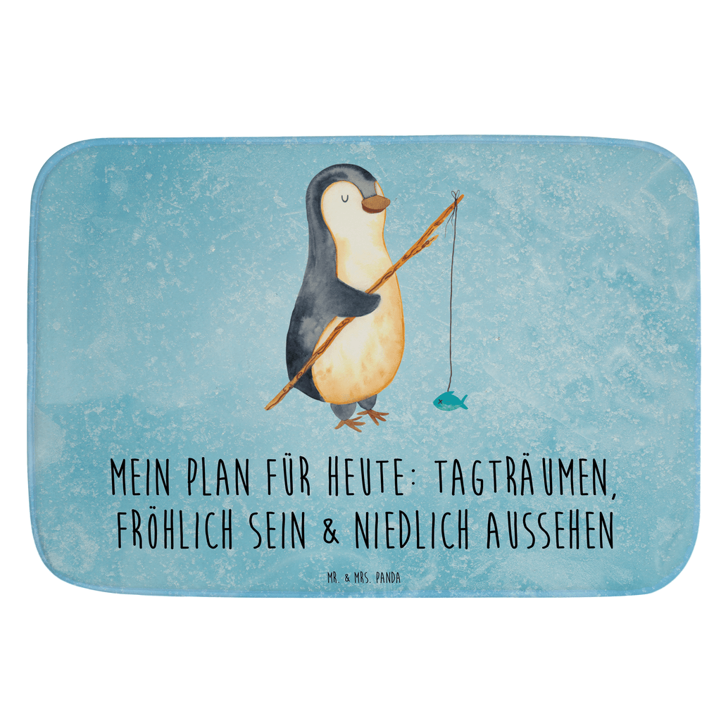 Badvorleger Pinguin Angler Badematte, Badteppich, Duschvorleger, Badezimmerteppich, Badezimmermatte, Badvorleger, Duschmatte, Duschteppich, Badteppiche, Badgarnitur, Badematten, Teppich Badezimmer, Badezimmermatten, Pinguin, Pinguine, Angeln, Angler, Tagträume, Hobby, Plan, Planer, Tagesplan, Neustart, Motivation, Geschenk, Freundinnen, Geschenkidee, Urlaub, Wochenende