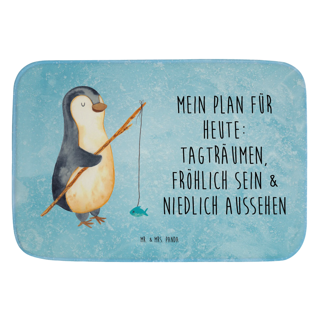 Badvorleger Pinguin Angler Badematte, Badteppich, Duschvorleger, Badezimmerteppich, Badezimmermatte, Badvorleger, Duschmatte, Duschteppich, Badteppiche, Badgarnitur, Badematten, Teppich Badezimmer, Badezimmermatten, Pinguin, Pinguine, Angeln, Angler, Tagträume, Hobby, Plan, Planer, Tagesplan, Neustart, Motivation, Geschenk, Freundinnen, Geschenkidee, Urlaub, Wochenende