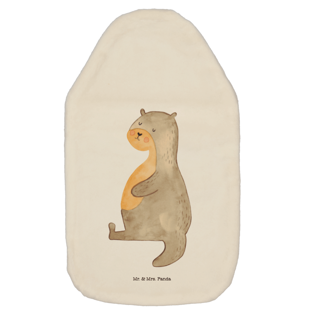 Wärmflasche Otter Bauch Wärmekissen, Kinderwärmflasche, Körnerkissen, Wärmflaschenbezug, Wärmflasche mit Bezug, Wärmflasche, Bettflasche, Kleine Wärmflasche, Otter, Fischotter, Seeotter, Otter Seeotter See Otter