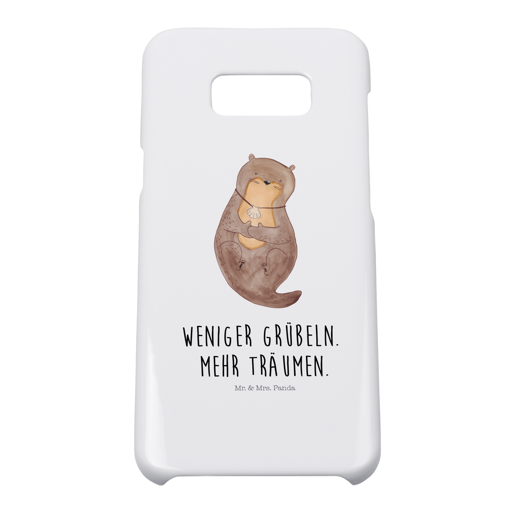 Handyhülle Otter Muschel Handyhülle, Handycover, Cover, Handy, Hülle, Iphone 10, Iphone X, Otter, Fischotter, Seeotter, Otterliebe, grübeln, träumen, Motivation, Tagträumen, Büro