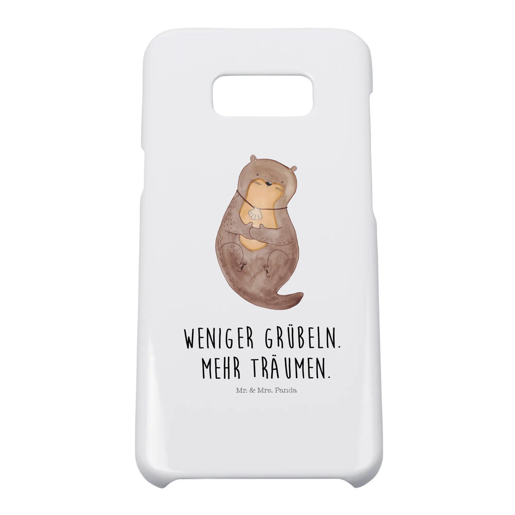 Handyhülle Otter Muschel Handyhülle, Handycover, Cover, Handy, Hülle, Iphone 10, Iphone X, Otter, Fischotter, Seeotter, Otterliebe, grübeln, träumen, Motivation, Tagträumen, Büro