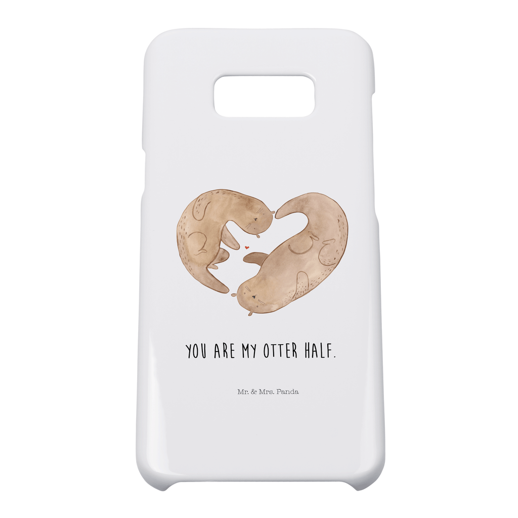 Handyhülle Otter Herz Handyhülle, Handycover, Cover, Handy, Hülle, Samsung Galaxy S8 plus, Otter, Fischotter, Seeotter, Liebe, Herz, Liebesbeweis, Liebesgeschenk, Bessere Hälfte, Love you, Jahrestag, Hochzeitstag, Verlobung, gemeinsames Leben