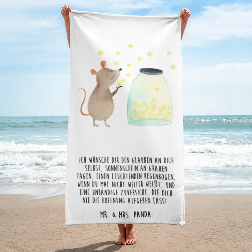 XL Badehandtuch Maus Sterne Handtuch, Badetuch, Duschtuch, Strandtuch, Saunatuch, Tiermotive, Gute Laune, lustige Sprüche, Tiere, Maus, Sterne, Wunsch, Kind, Taufe, Taufgeschenk, Geburt, Schwangerschaft, erstes Kind, Kindergeburtstag, Geburtstag, Hoffnung, Träume