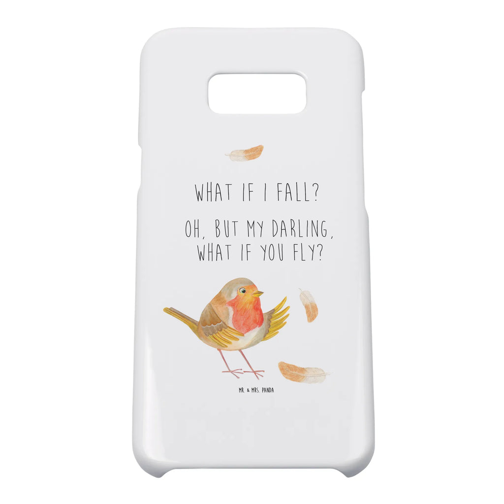 Handyhülle Rotkehlchen Federn Handyhülle, Handycover, Cover, Handy, Hülle, Iphone 10, Iphone X, Tiermotive, Gute Laune, lustige Sprüche, Tiere, What if i fall, Rotkehlchen, Spruch Motivation, Spruch Mut, Vogel, Motivation Sprüche, Motivationsbilder, fliegen