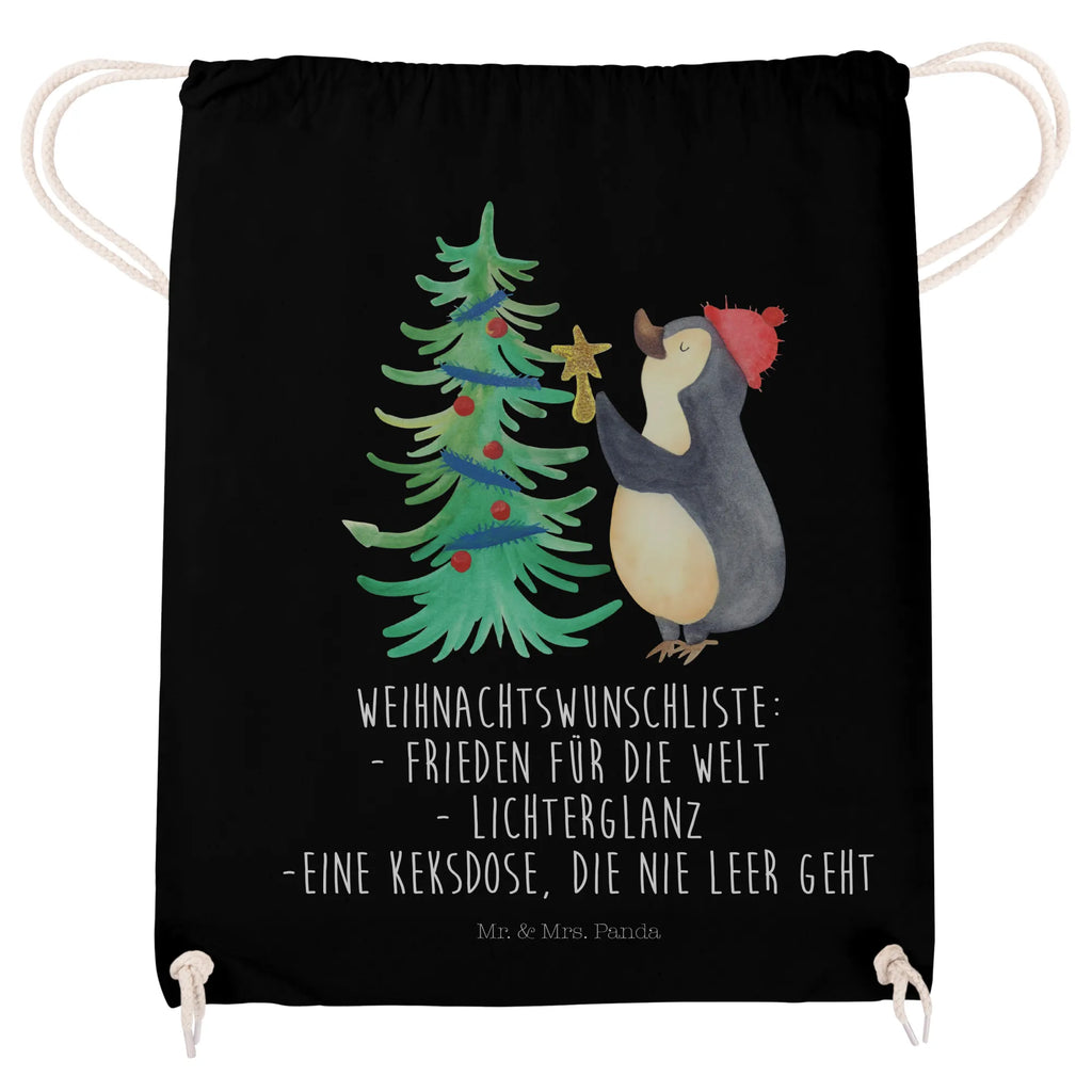 Sportbeutel Pinguin Weihnachtsbaum Sportbeutel, Turnbeutel, Beutel, Sporttasche, Tasche, Stoffbeutel, Sportbeutel Kinder, Gymsack, Beutel Rucksack, Kleine Sporttasche, Sportzubehör, Turnbeutel Baumwolle, Winter, Weihnachten, Weihnachtsdeko, Nikolaus, Advent, Heiligabend, Wintermotiv, Pinguin