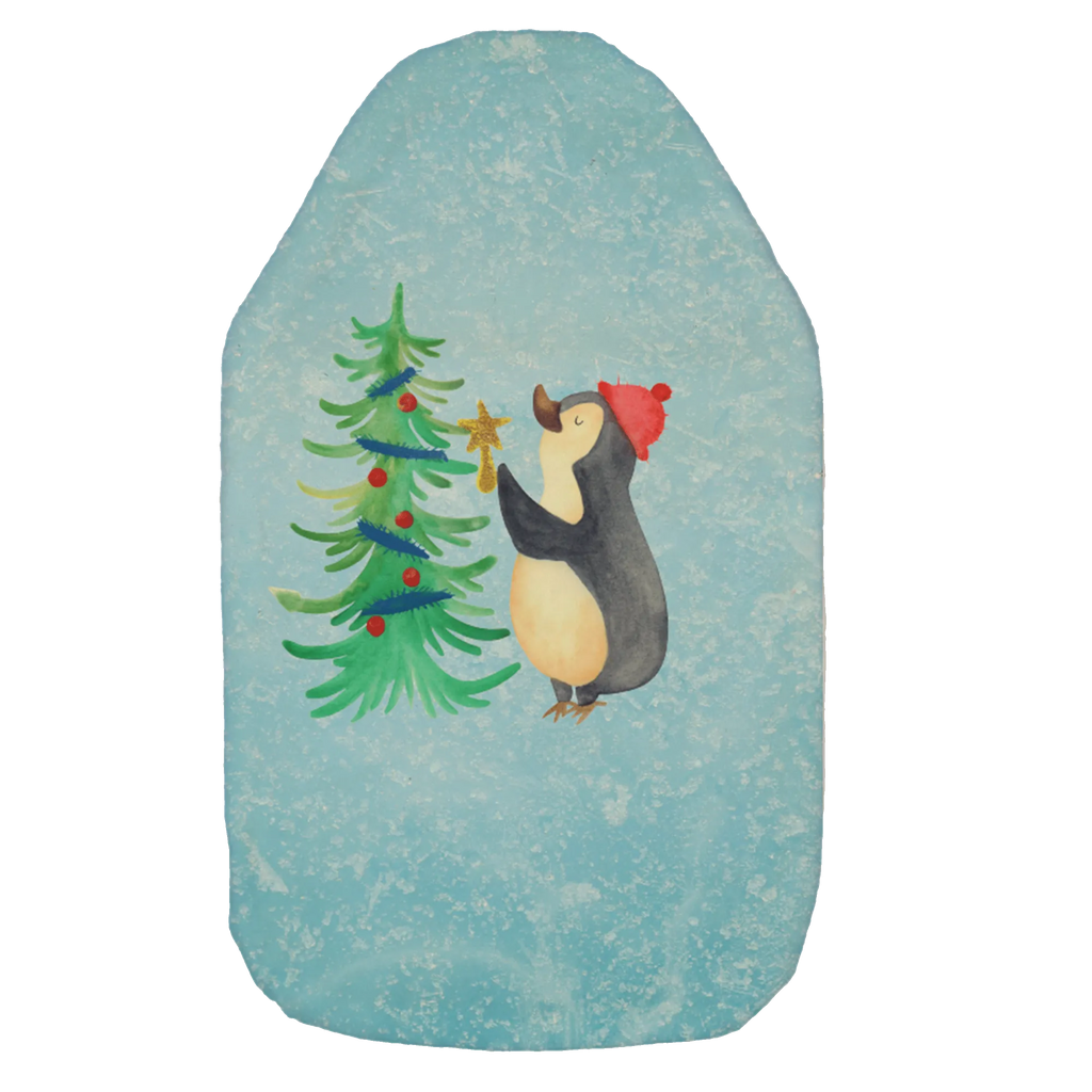 Wärmflasche Pinguin Weihnachtsbaum Wärmekissen, Kinderwärmflasche, Körnerkissen, Wärmflaschenbezug, Wärmflasche mit Bezug, Wärmflasche, Bettflasche, Kleine Wärmflasche, Winter, Weihnachten, Weihnachtsdeko, Nikolaus, Advent, Heiligabend, Wintermotiv, Pinguin